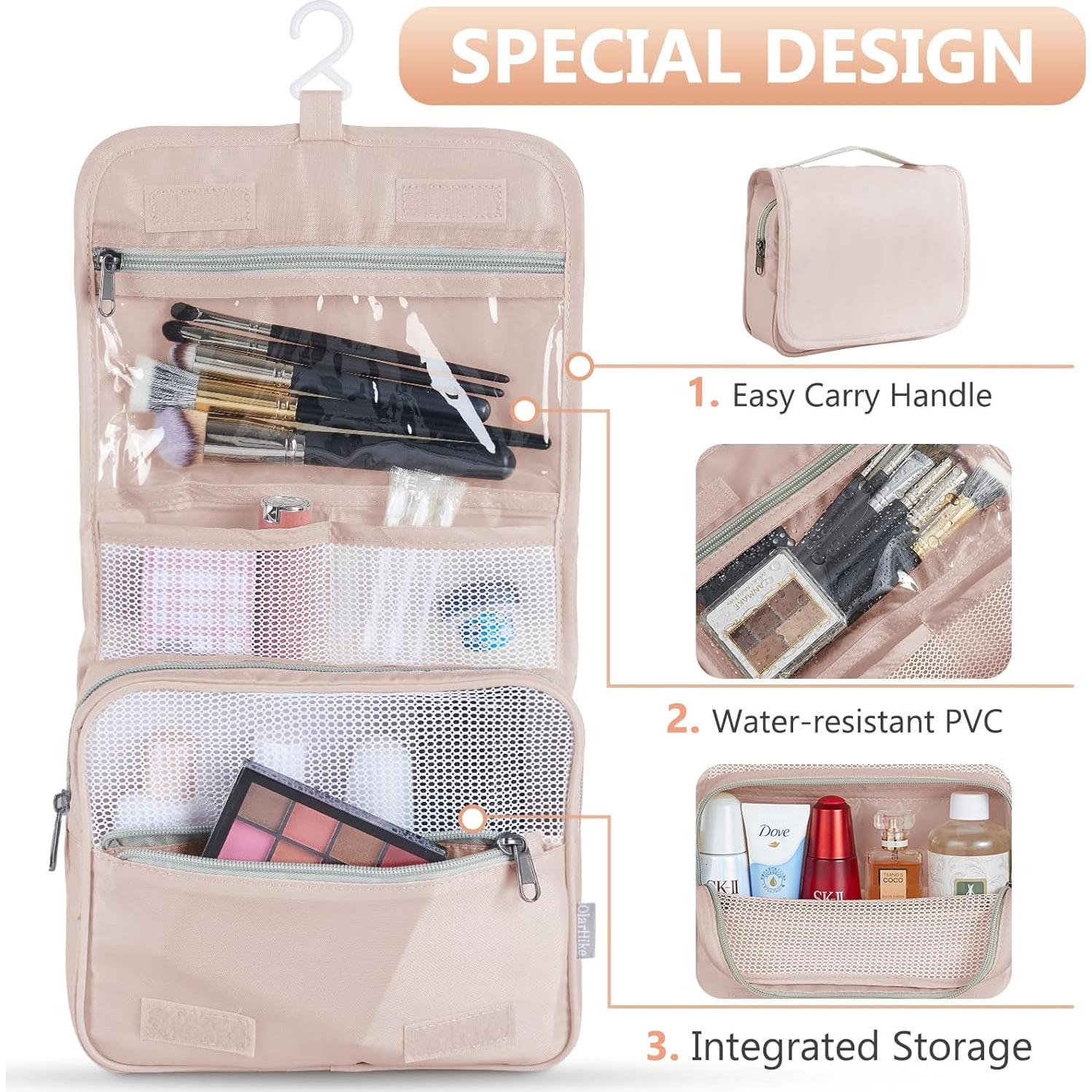 Set de 8 Cubos de Empaque OlarHike Crema para Viaje