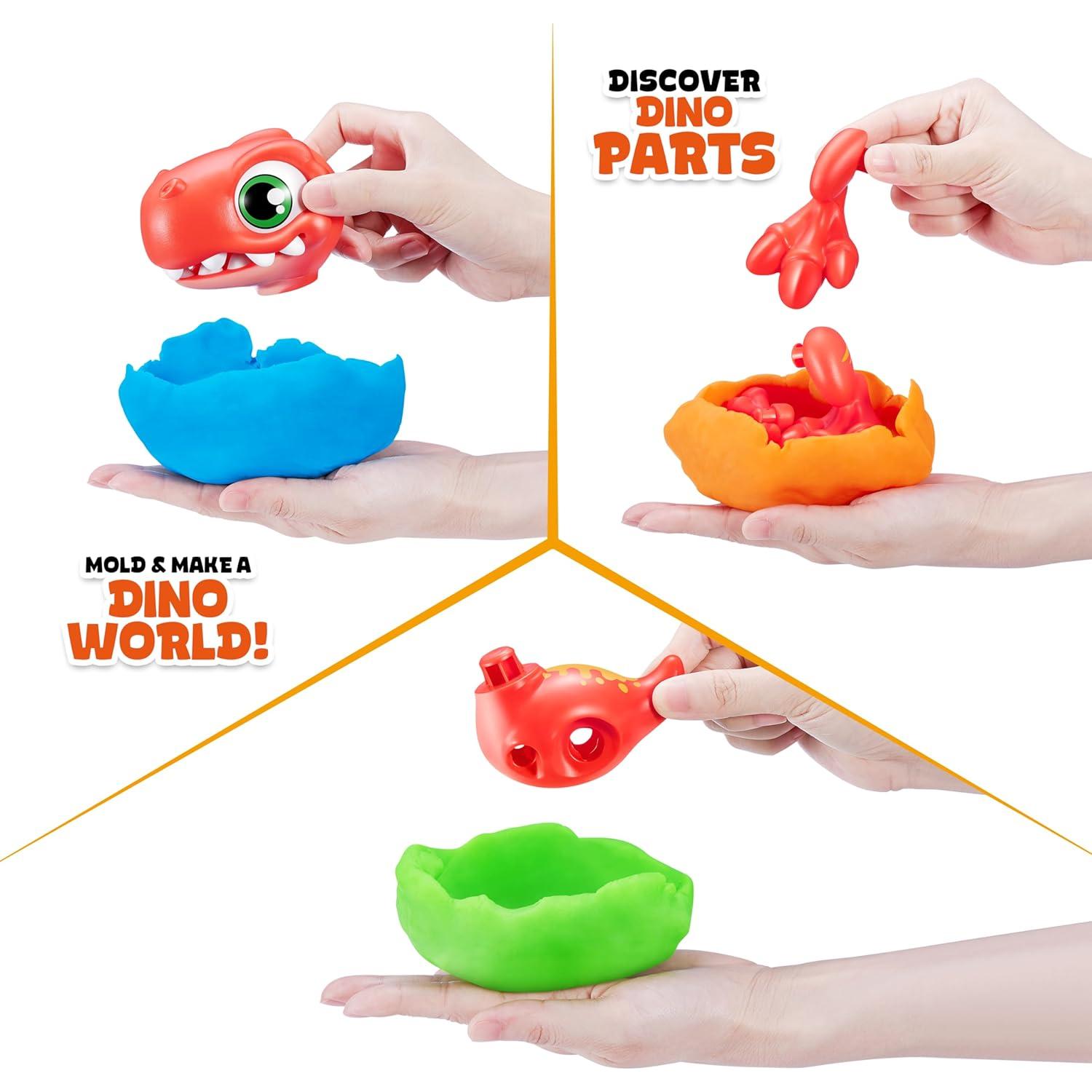 Smashers Junior Dino Dig Huevo Raptor de ZURU 500g Juego Sensorial