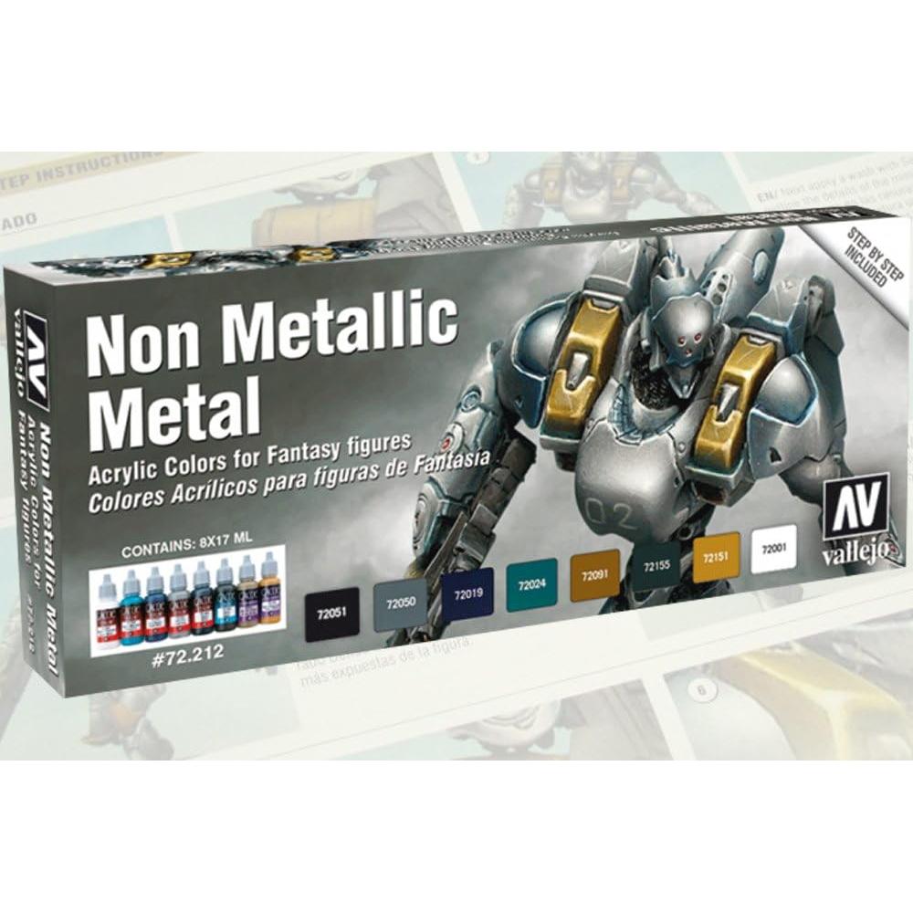 Juego de Pintura Acrílica Vallejo 8 Colores 17ml