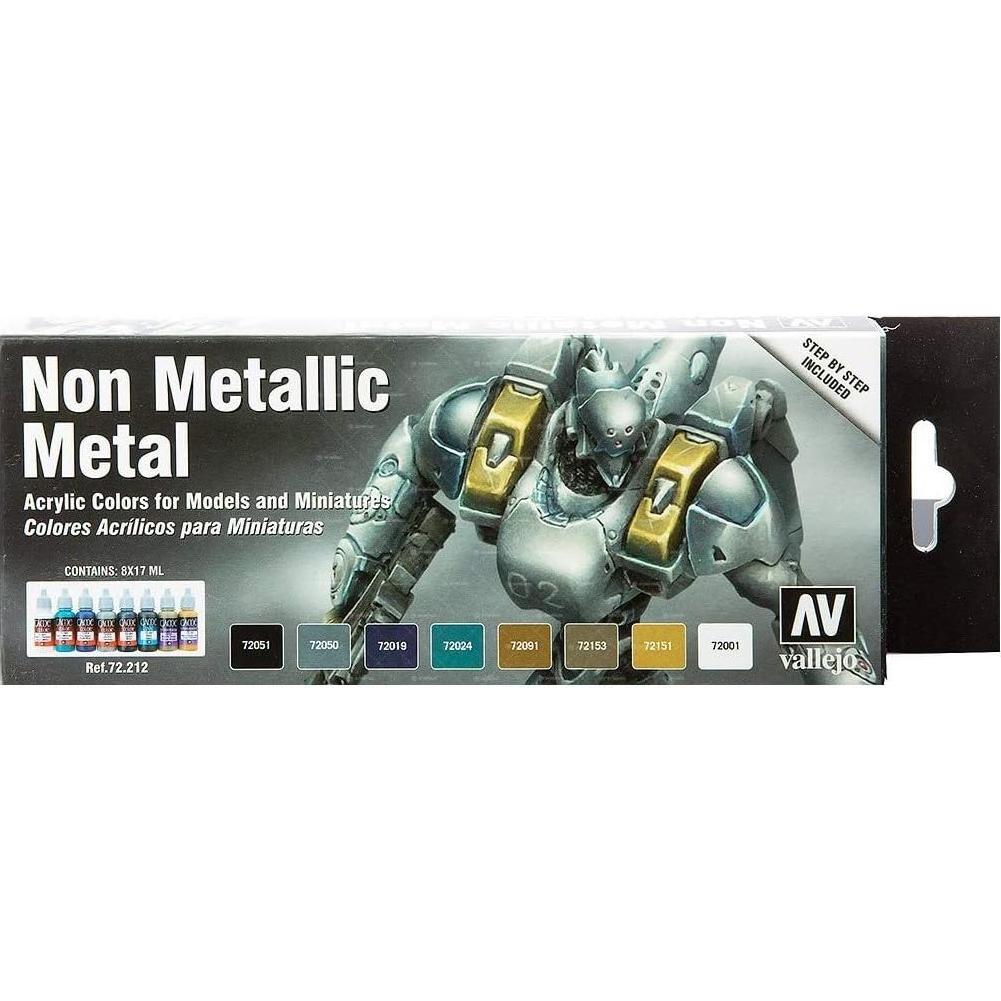 Juego de Pintura Acrílica Vallejo 8 Colores 17ml