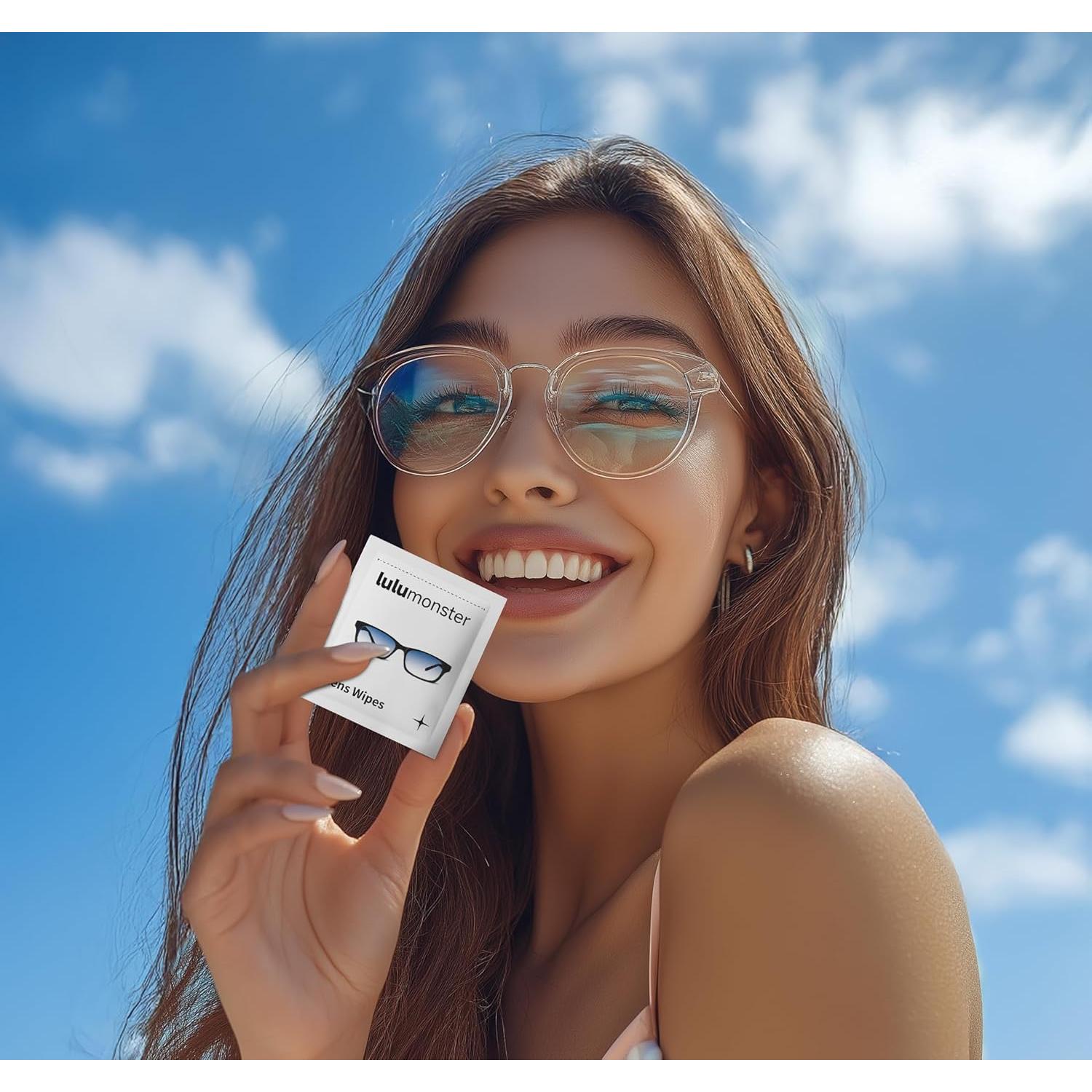 Toallitas Antivaho Lulumonster 150 Unidades Limpieza Lentes