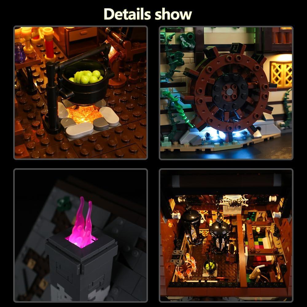 Kit de Iluminación LED Kyglaring para Lego Hocus Pocus 21341
