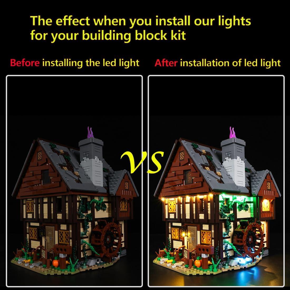 Kit de Iluminación LED Kyglaring para Lego Hocus Pocus 21341