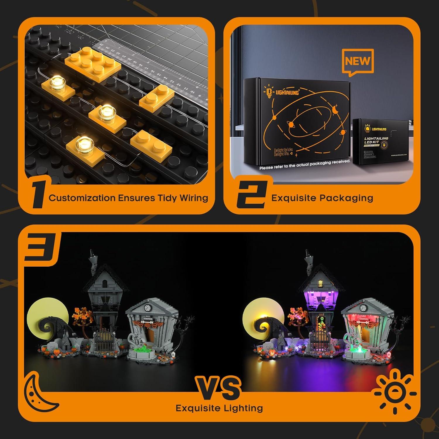 Kit de Iluminación LED Lightailing para Lego 21351 Disney