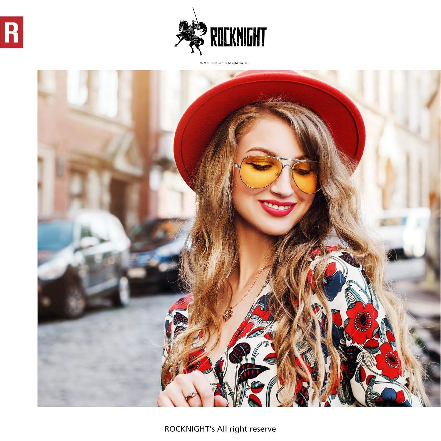 Gafas de sol aviador ROCKNIGHT UV400 polarizadas 58mm