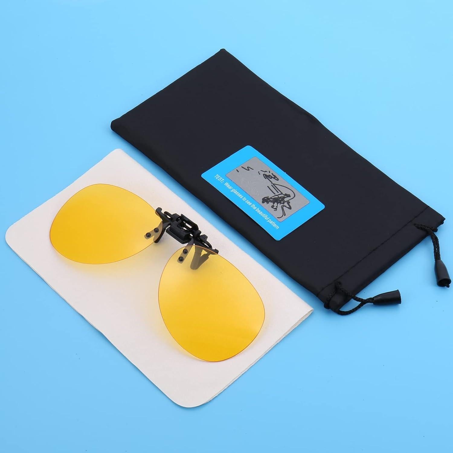 Clip Polarizado Costyle para Gafas de Sol Amarillo