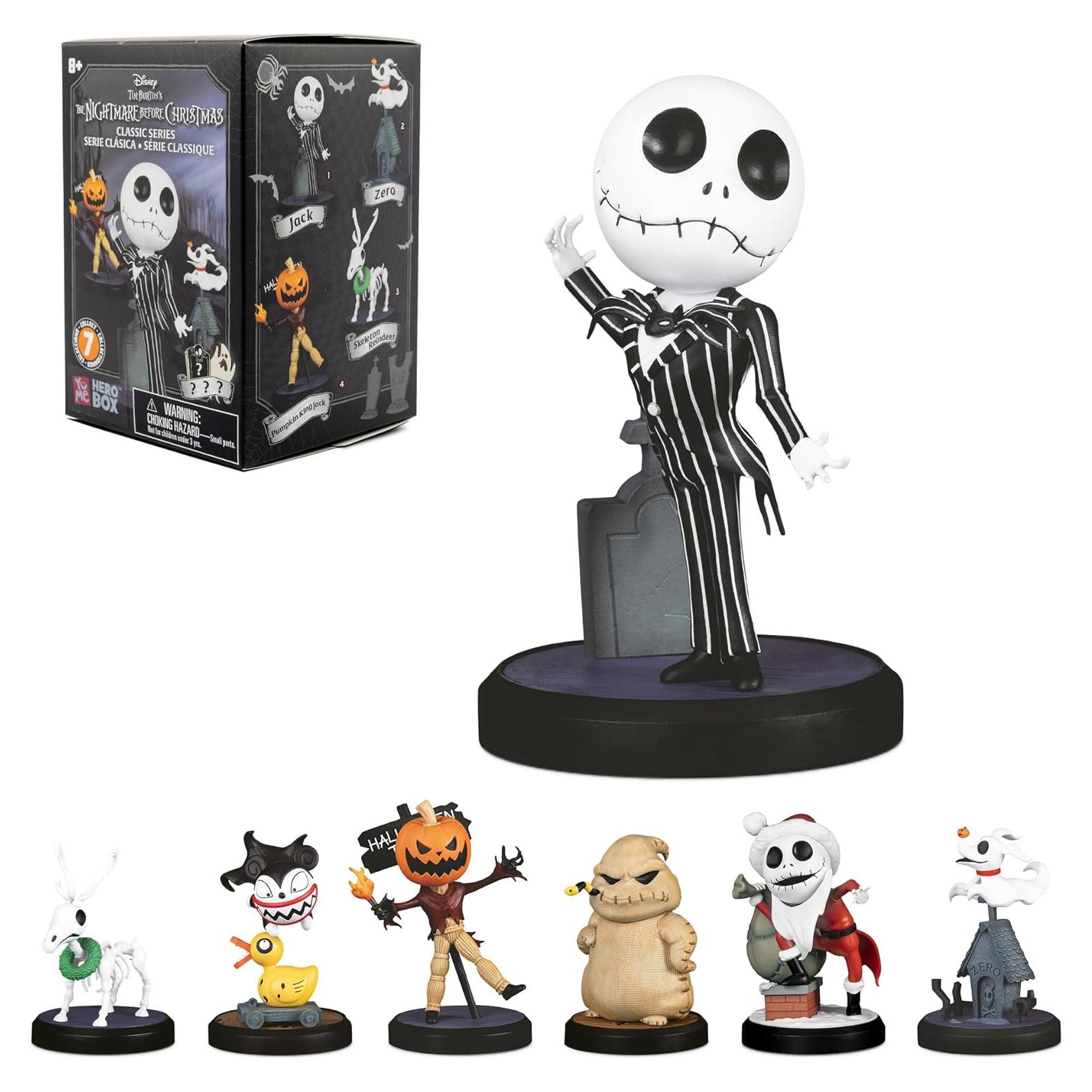 Caja Sorpresa YuMe La Pesadilla Antes de Navidad 7 Figuras 10 cm