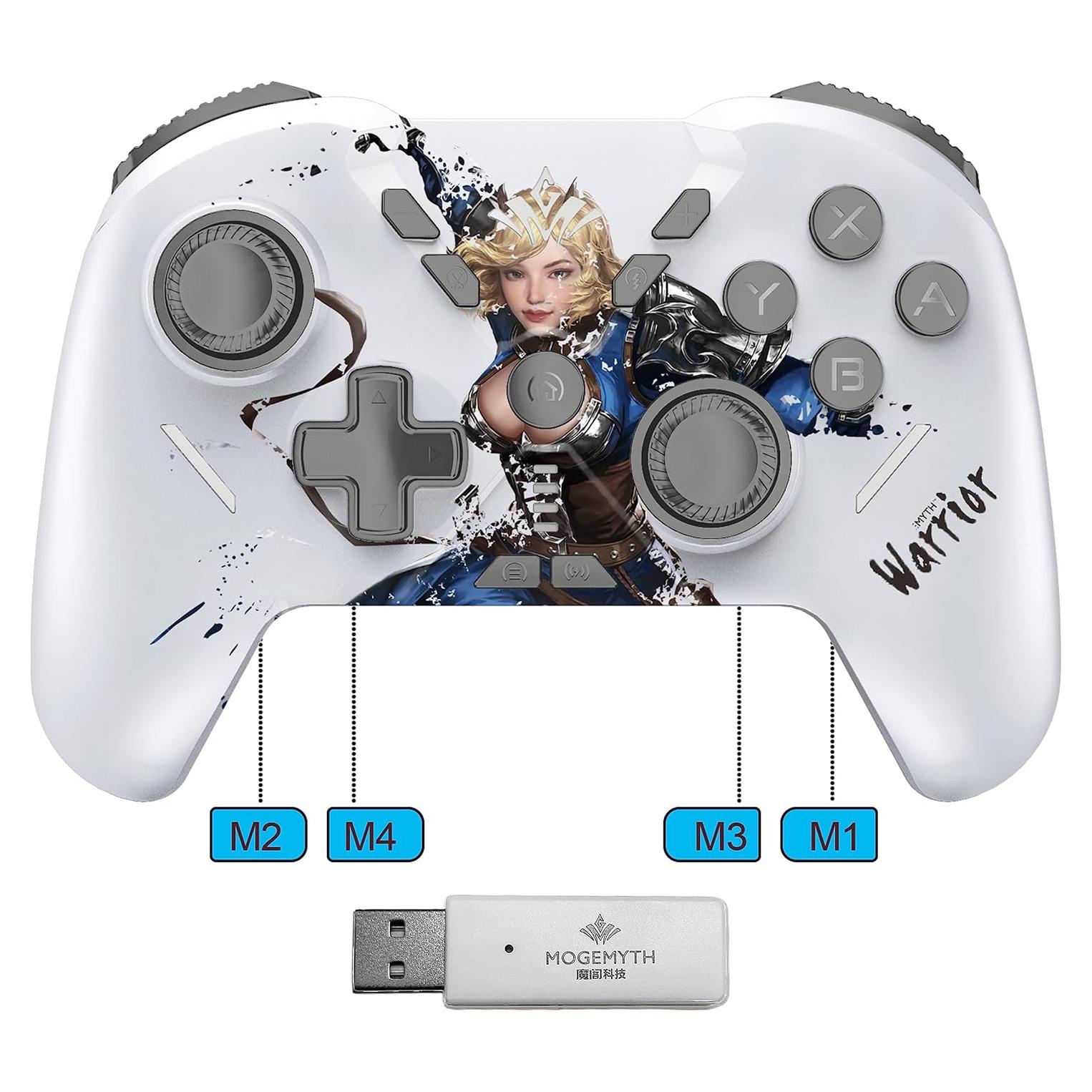 Controlador Inalámbrico MOGEMYTH para Switch y PC - RGB, 6 Ejes