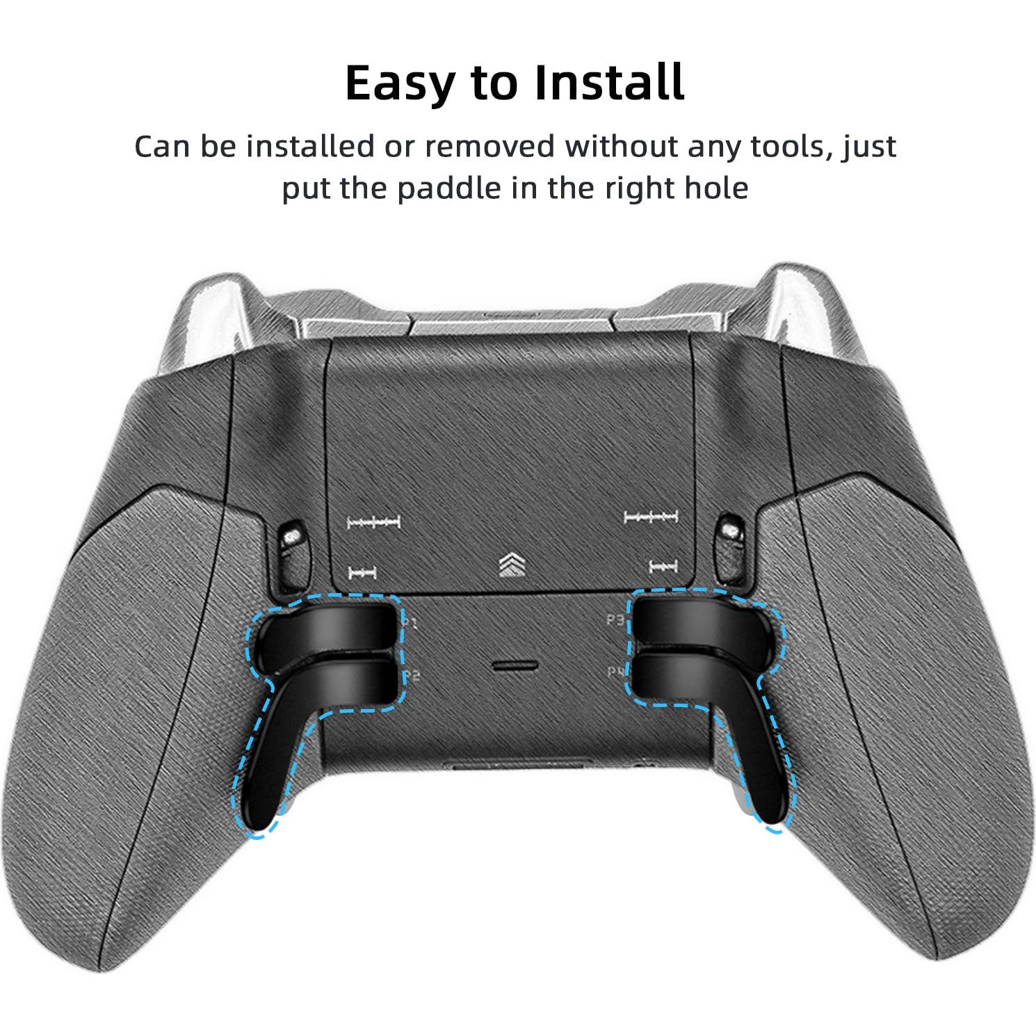 Palancas de Metal Mcbazel para Xbox Elite/Elite 2 - 4 Pcs Negro