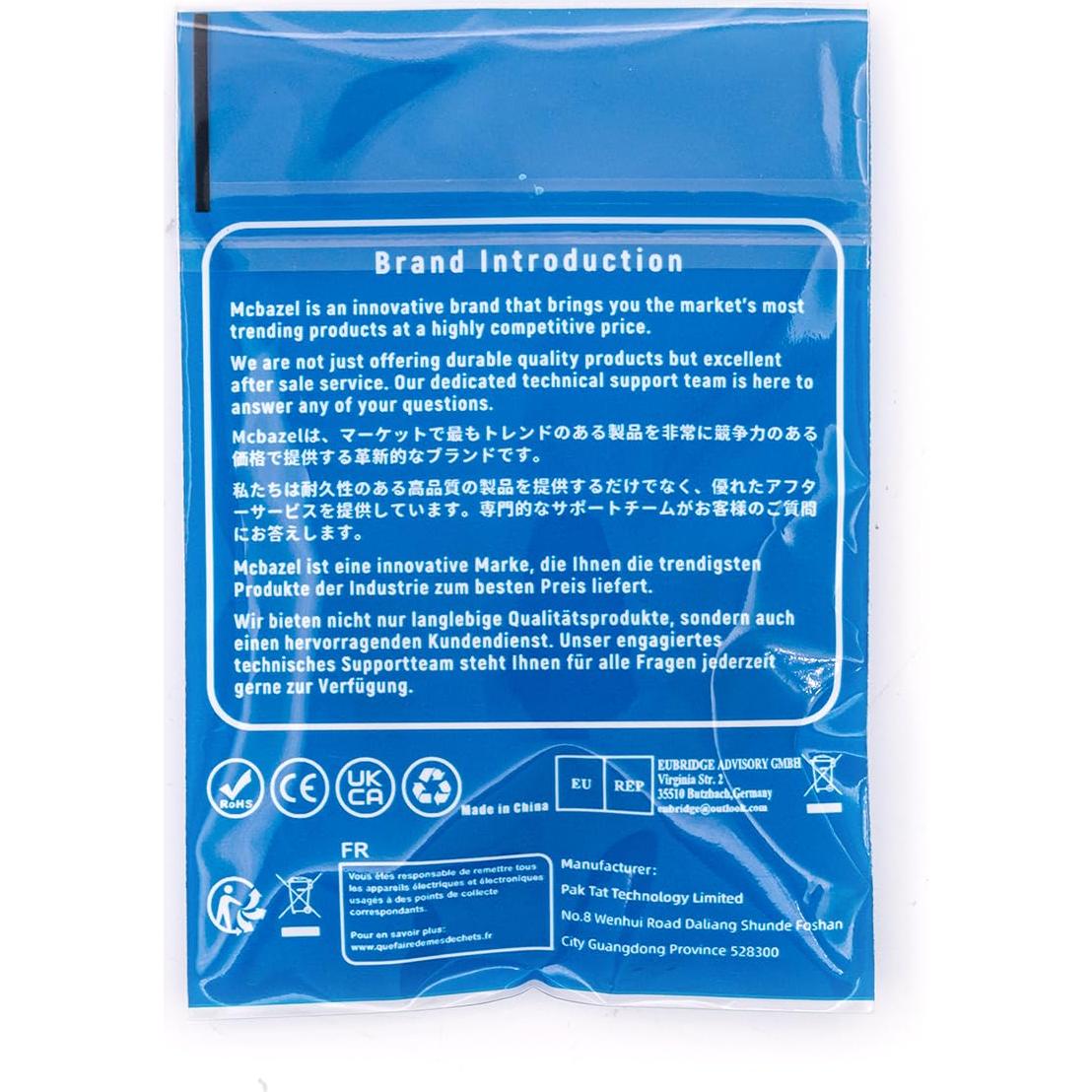 Palancas de Metal Mcbazel para Xbox Elite/Elite 2 - 4 Pcs Negro