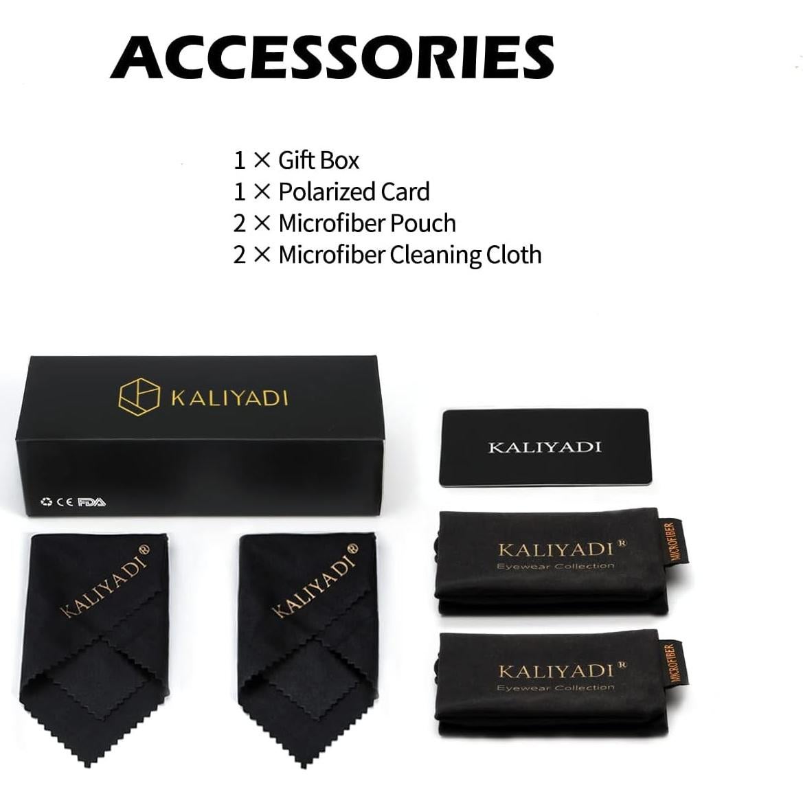 Gafas de Sol KALIYADI Polarizadas para Hombres y Mujeres