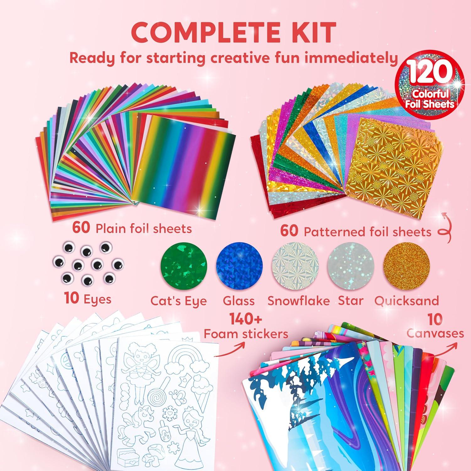 Kit de Arte en Foil JOYIN Unicornio - Manualidades Creativas