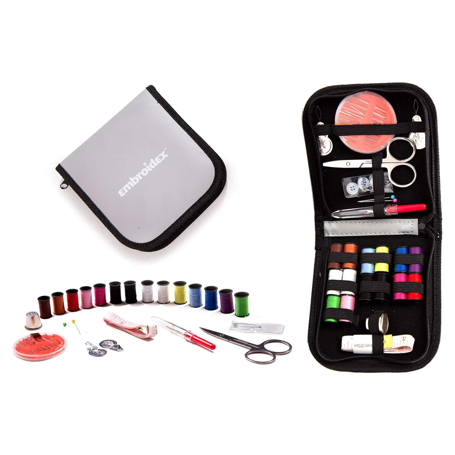 Kit de Costura Embroidex - Compacto y Completo - 14 Hilos