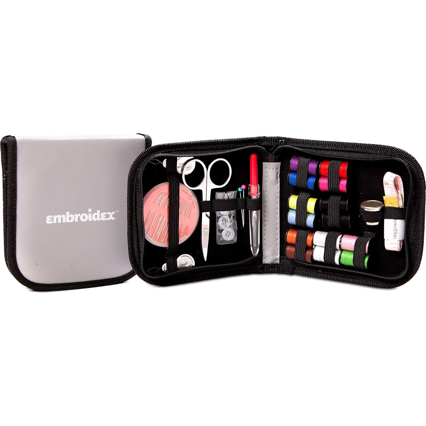 Kit de Costura Embroidex - Compacto y Completo - 14 Hilos