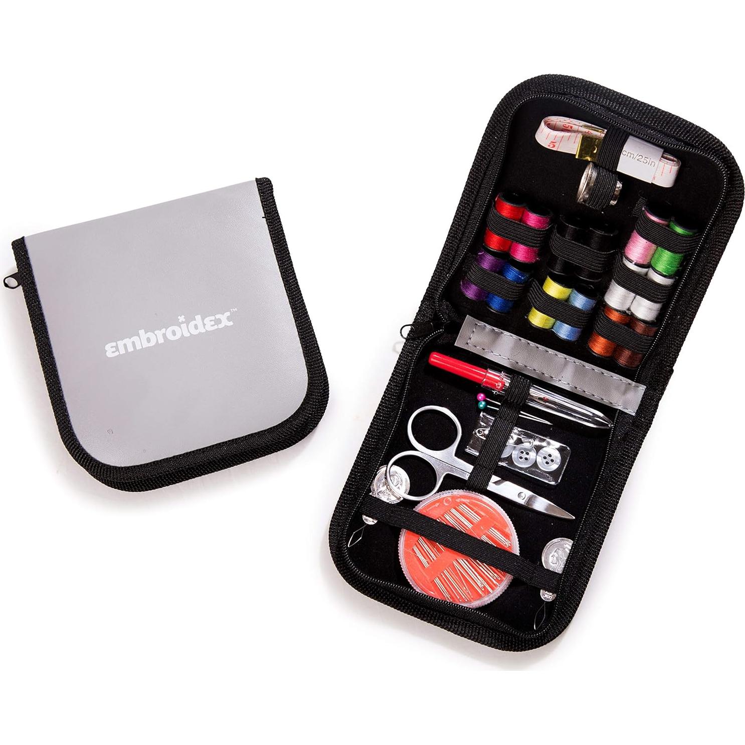 Kit de Costura Embroidex - Compacto y Completo - 14 Hilos