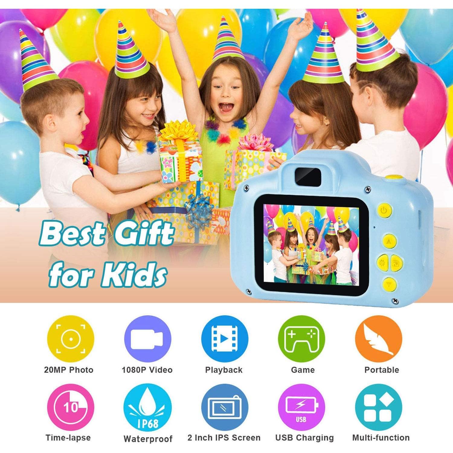Cámara Digital Impermeable Agoigo W1 para Niños 5MP HD