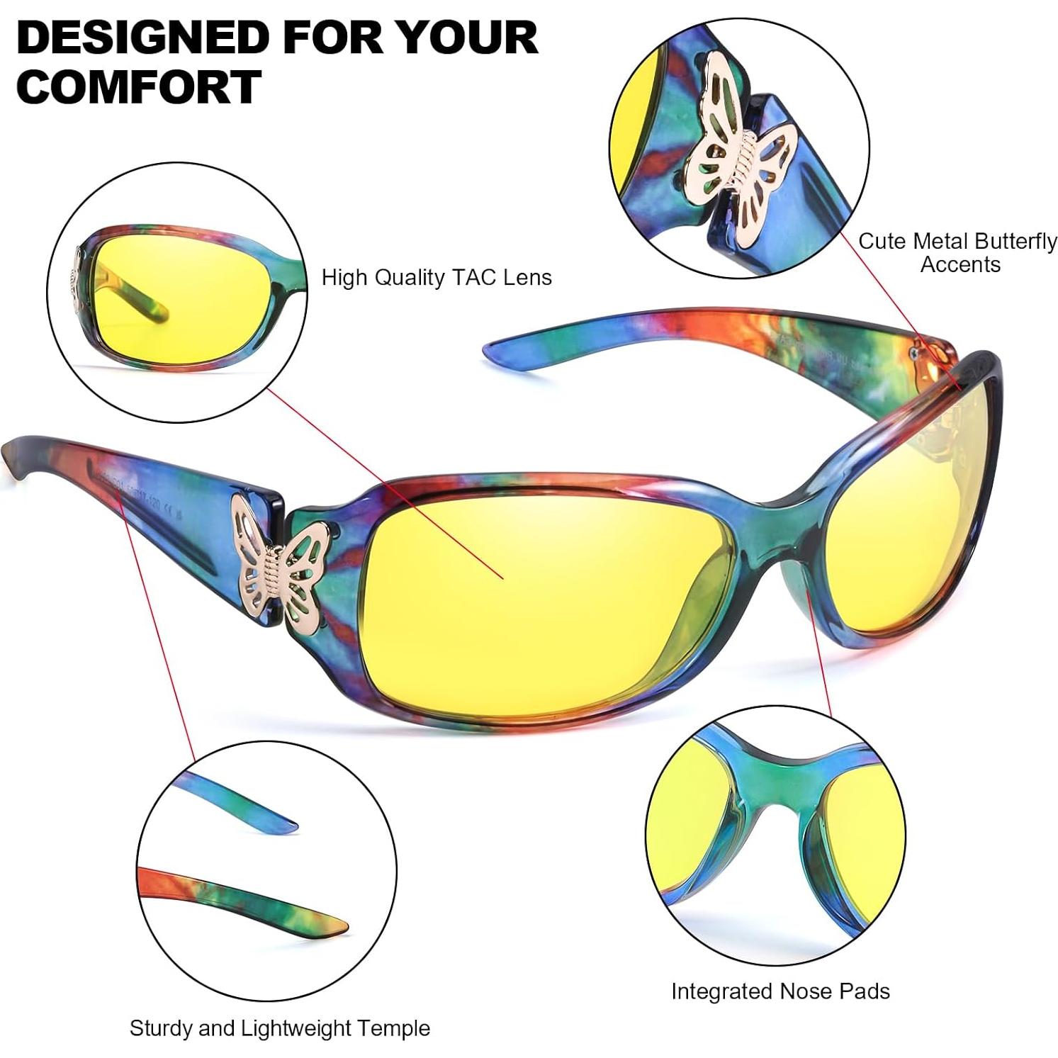 Gafas de Conducción Nocturna IGNAEF Amarillas Polarizadas