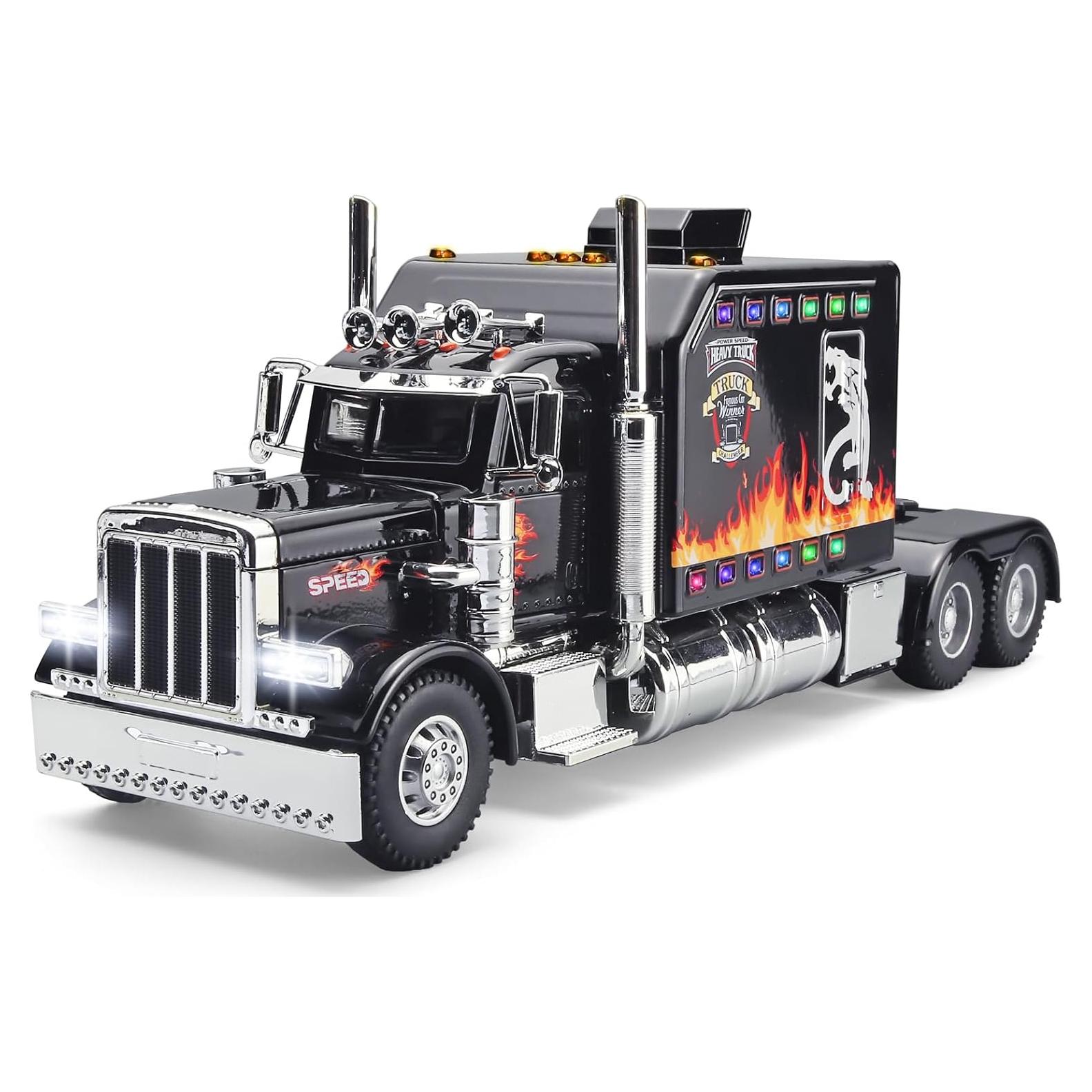 Camión Grúa Juguete OANMYJJO Diecast 1:24 con Luz y Sonido