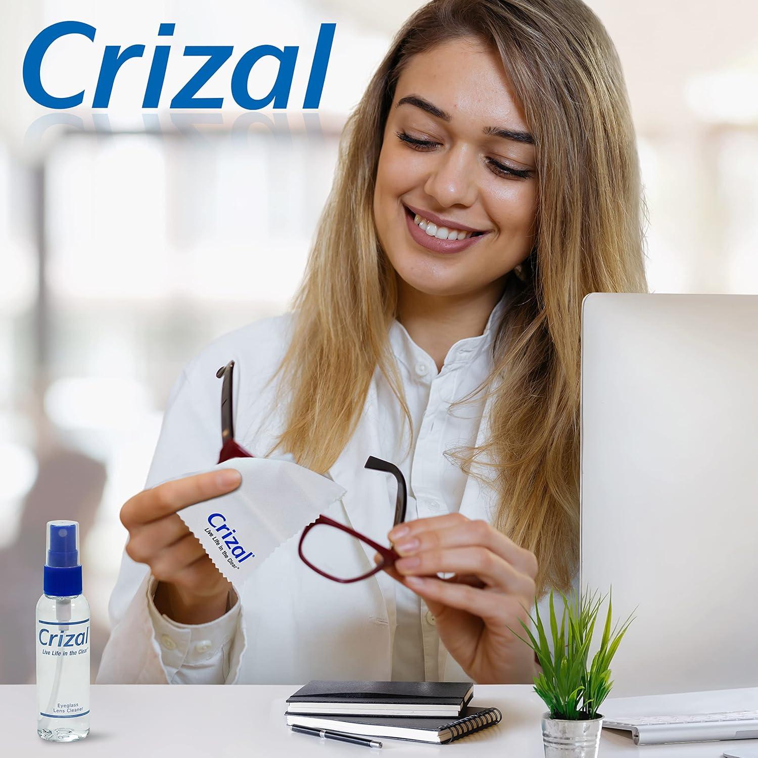 Kit Limpiador de Lentes Crizal 2oz + Paño Microfibra 3pk