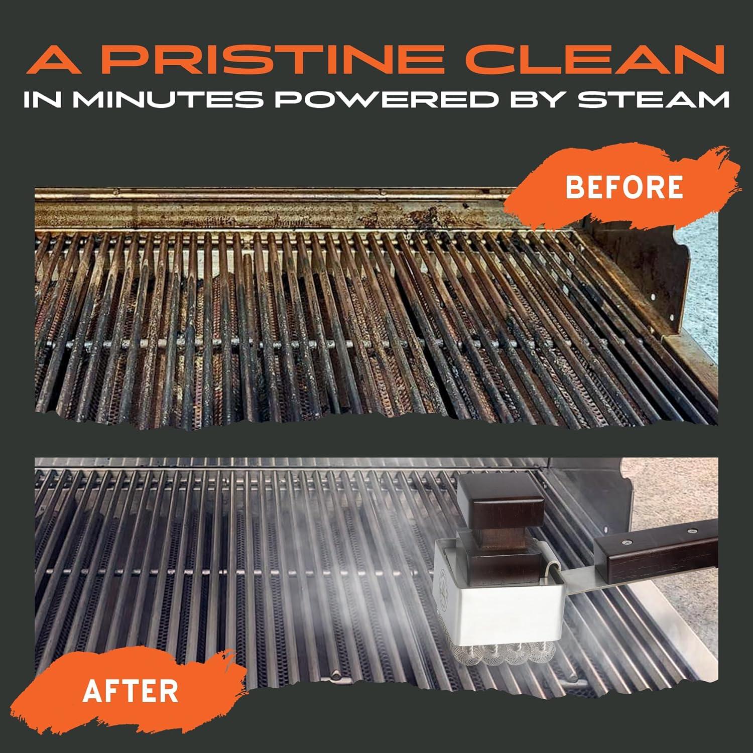 Cepillo de Parrilla a Vapor Hickory Summit - Acero Inoxidable