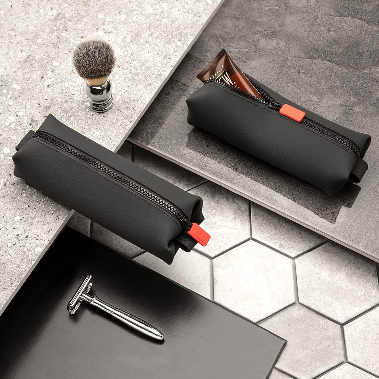 TOOLETRIES Koby Mini Dopp Kit - Organizador de Aseo Carbón