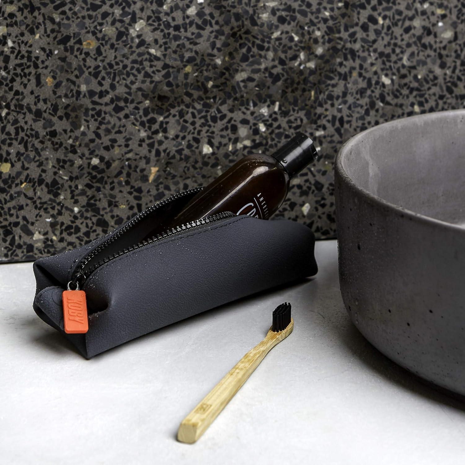 TOOLETRIES Koby Mini Dopp Kit - Organizador de Aseo Carbón