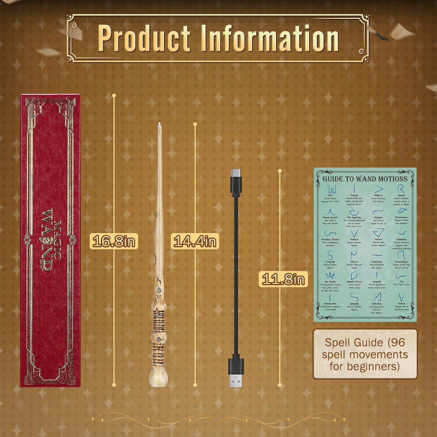 Varita Mágica Iluminada ShinySong Recargable 42.67cm