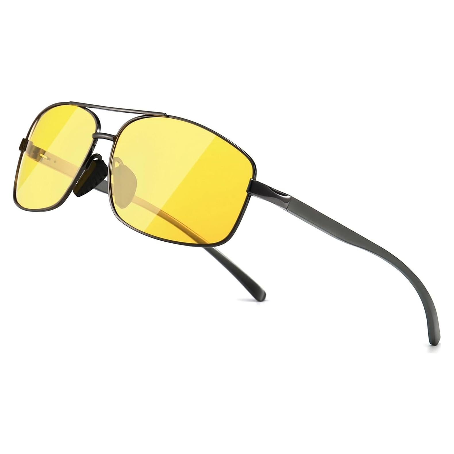 Gafas de sol polarizadas SUNGAIT con lentes amarillas UV400