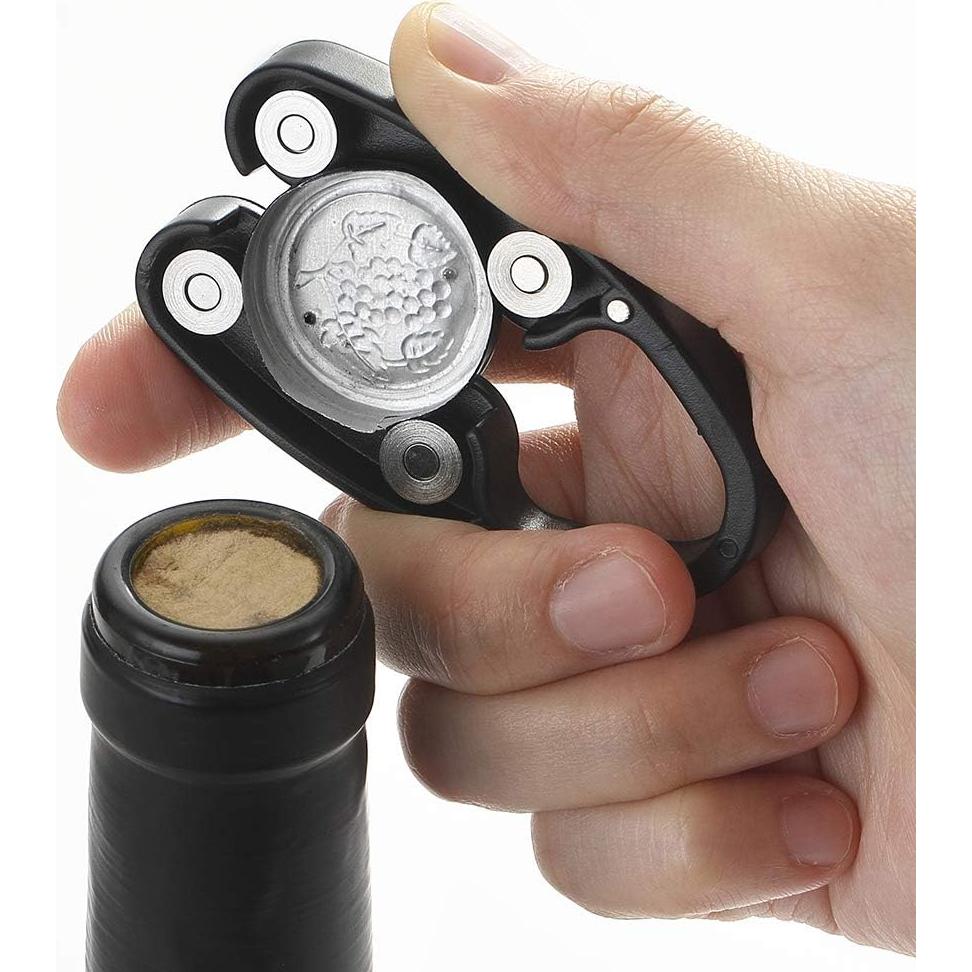 Cortador de Foil de Vino YWQ 2 Paquetes Negro Fácil Uso