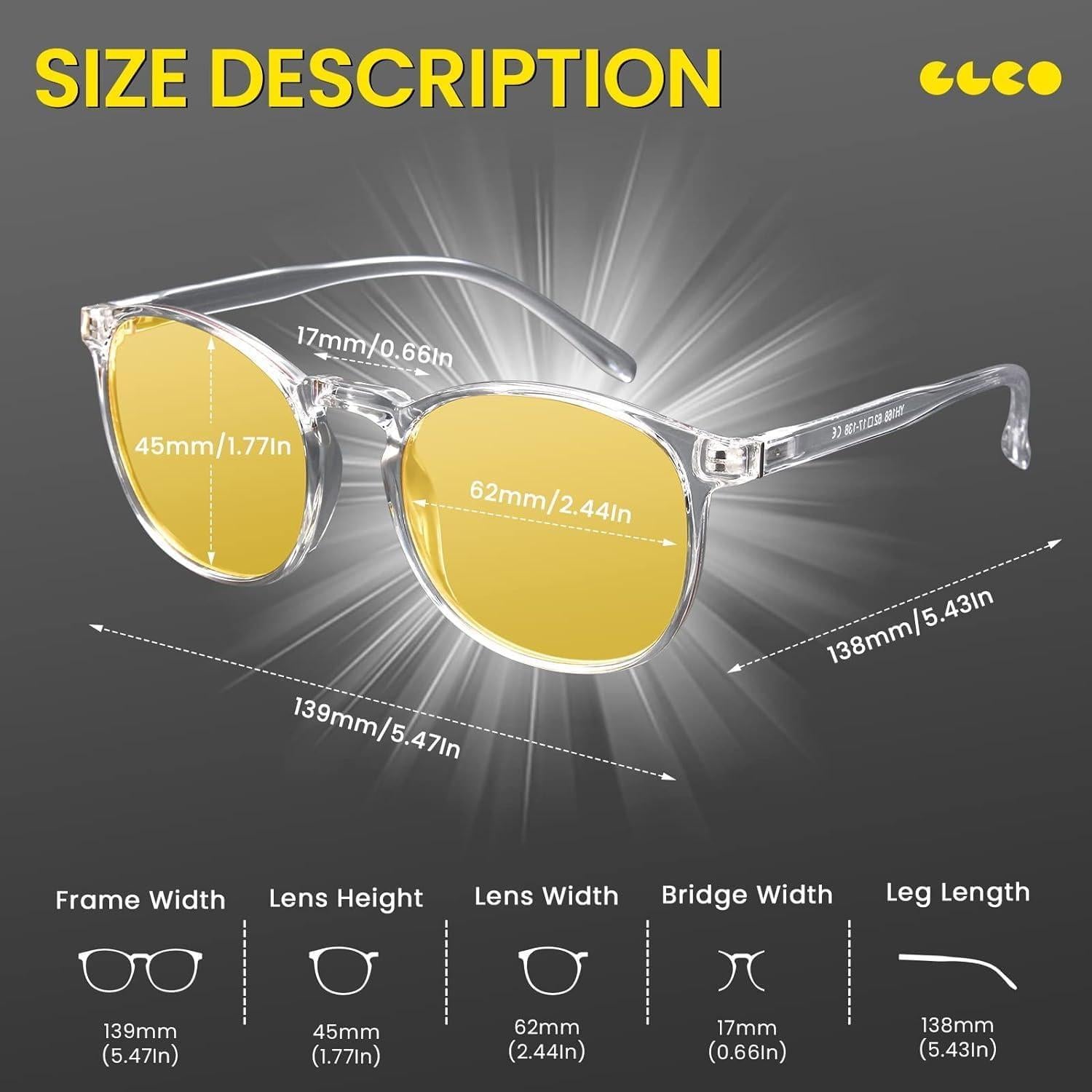 Gafas de Luz Azul IBOANN Iconic para Mujer - Protección UV400
