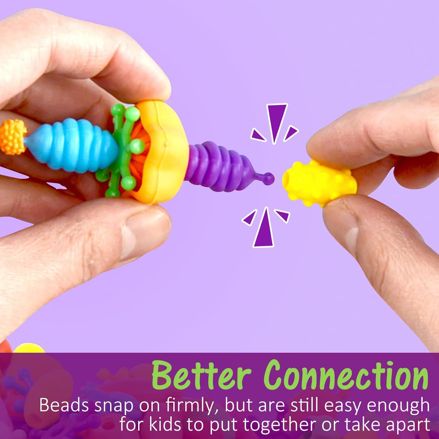 Kit de Cuentas Pop Happytime 520 Piezas para Niñas 3+