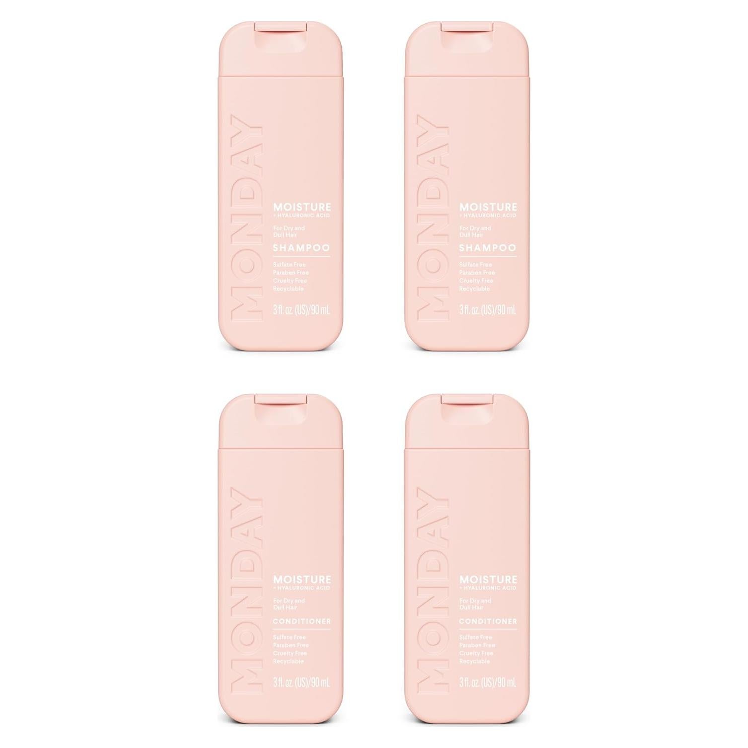 Set de Champú y Acondicionador MOISTURE 90ML - Monday Haircare