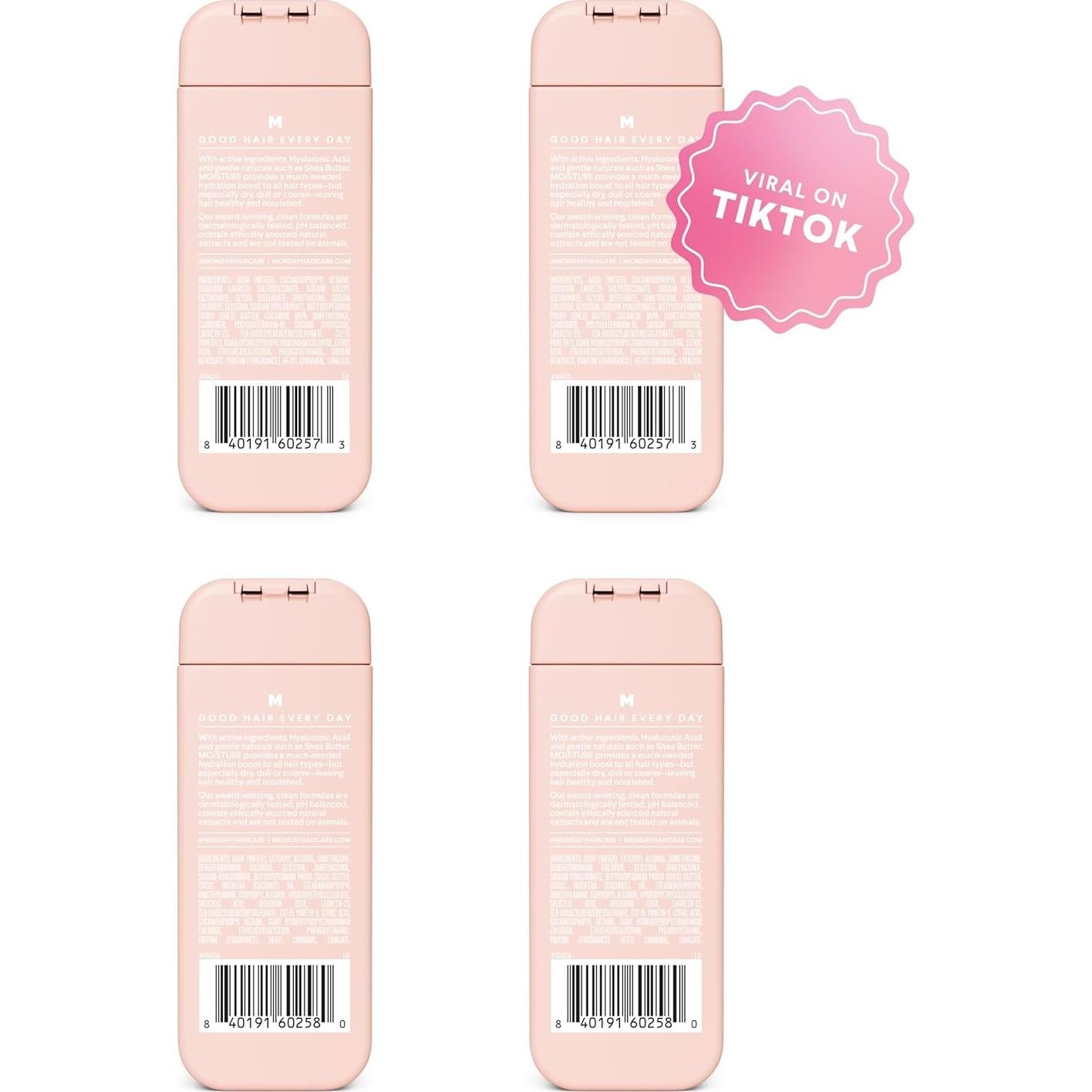 Set de Champú y Acondicionador MOISTURE 90ML - Monday Haircare