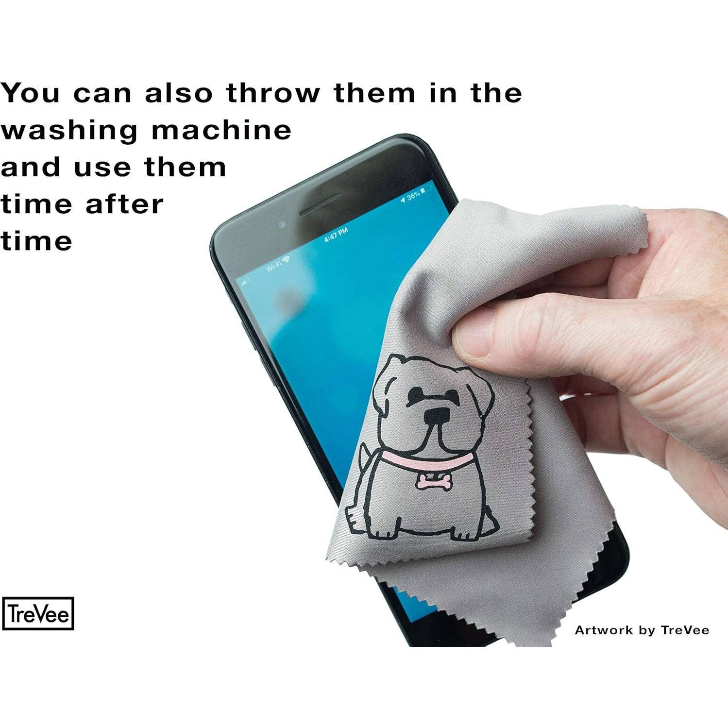 Paño de limpieza microfibra TreVee 10 unidades 15x15 cm