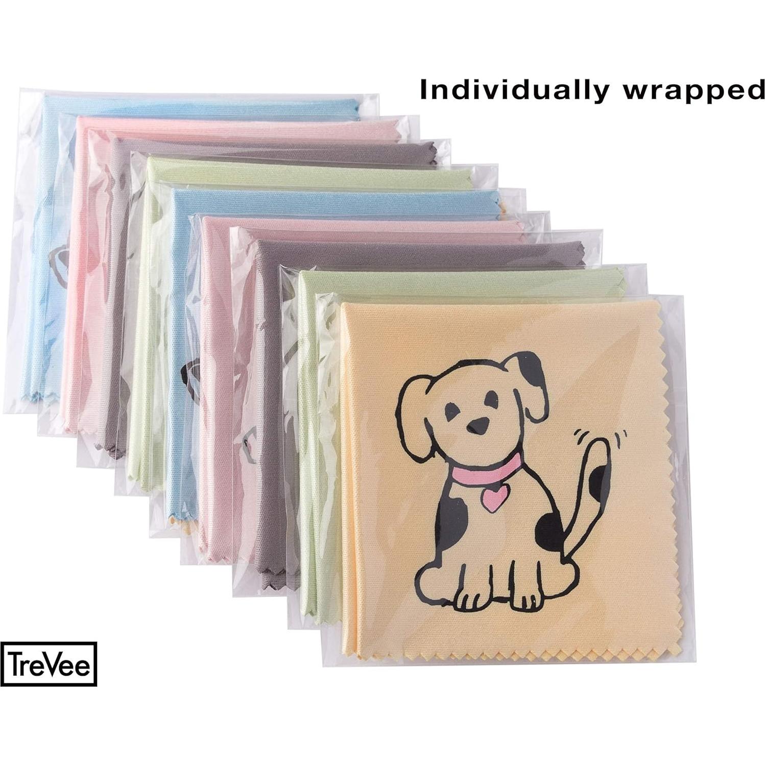 Paño de limpieza microfibra TreVee 10 unidades 15x15 cm