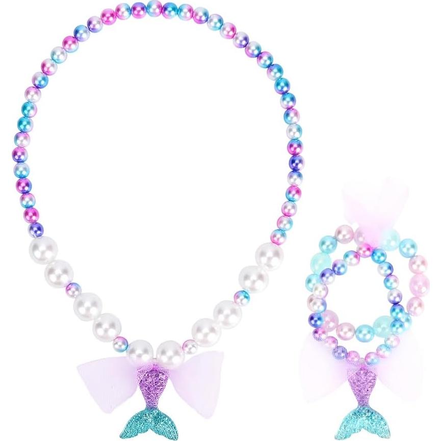 Bolso de Sirena para Niñas con Joyería y Accesorios