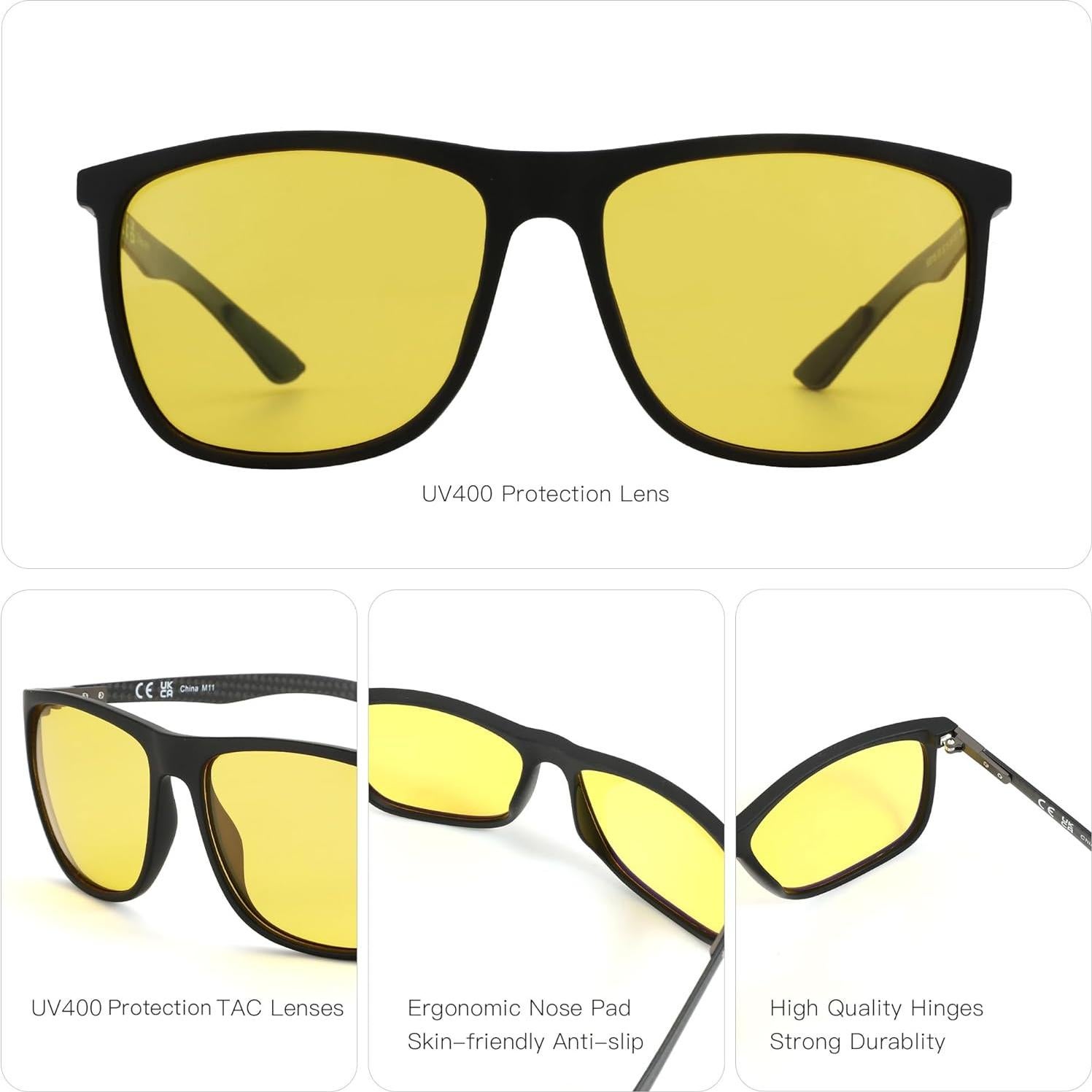 Gafas de sol ZENOTTIC polarizadas UV400 para hombres