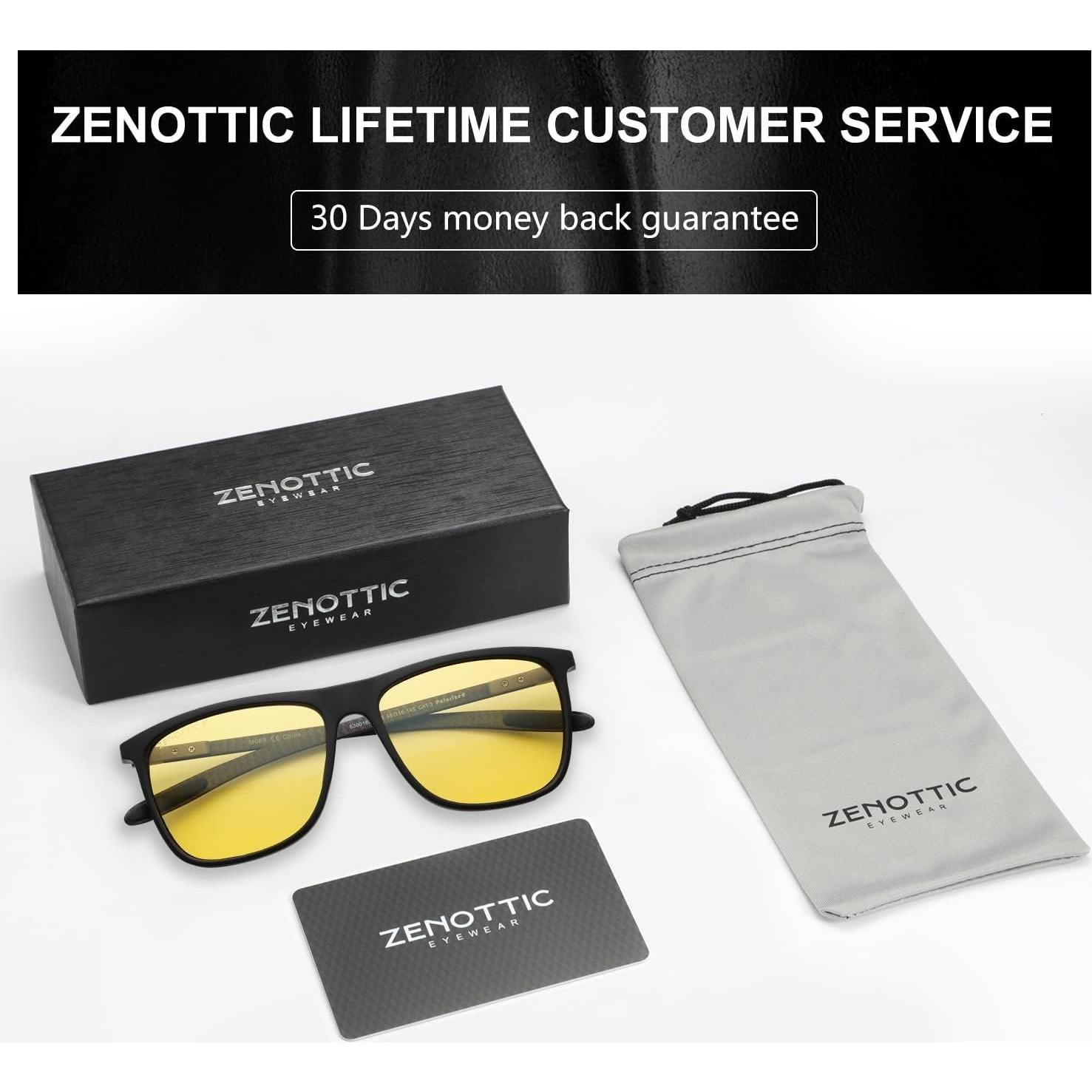Gafas de sol ZENOTTIC polarizadas UV400 para hombres
