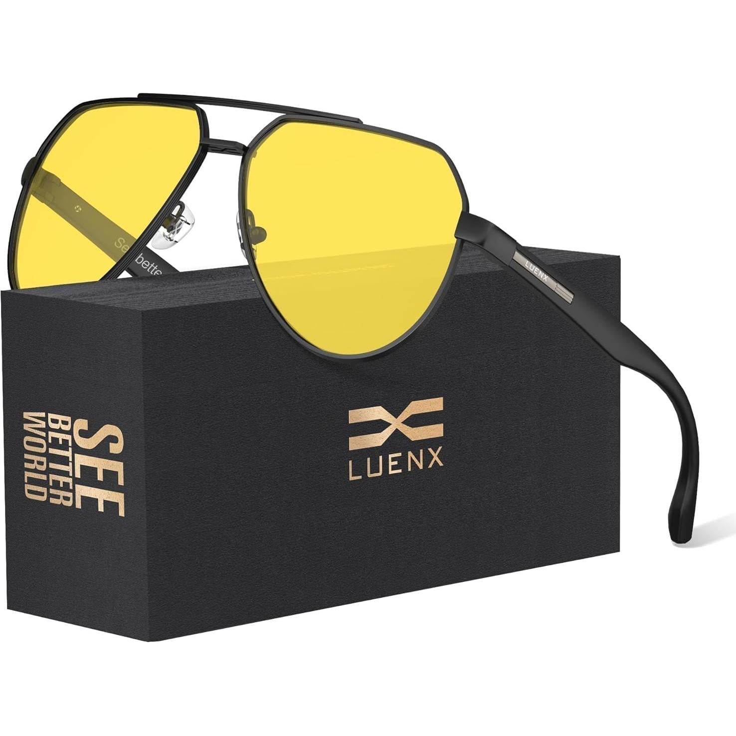 Gafas de sol LUENX Aviador polarizadas UV400 para hombres