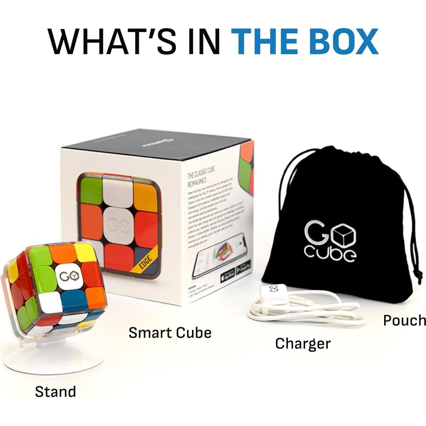 GoCube Edge Full Pack - Cubo Electrónico 3x3 Bluetooth