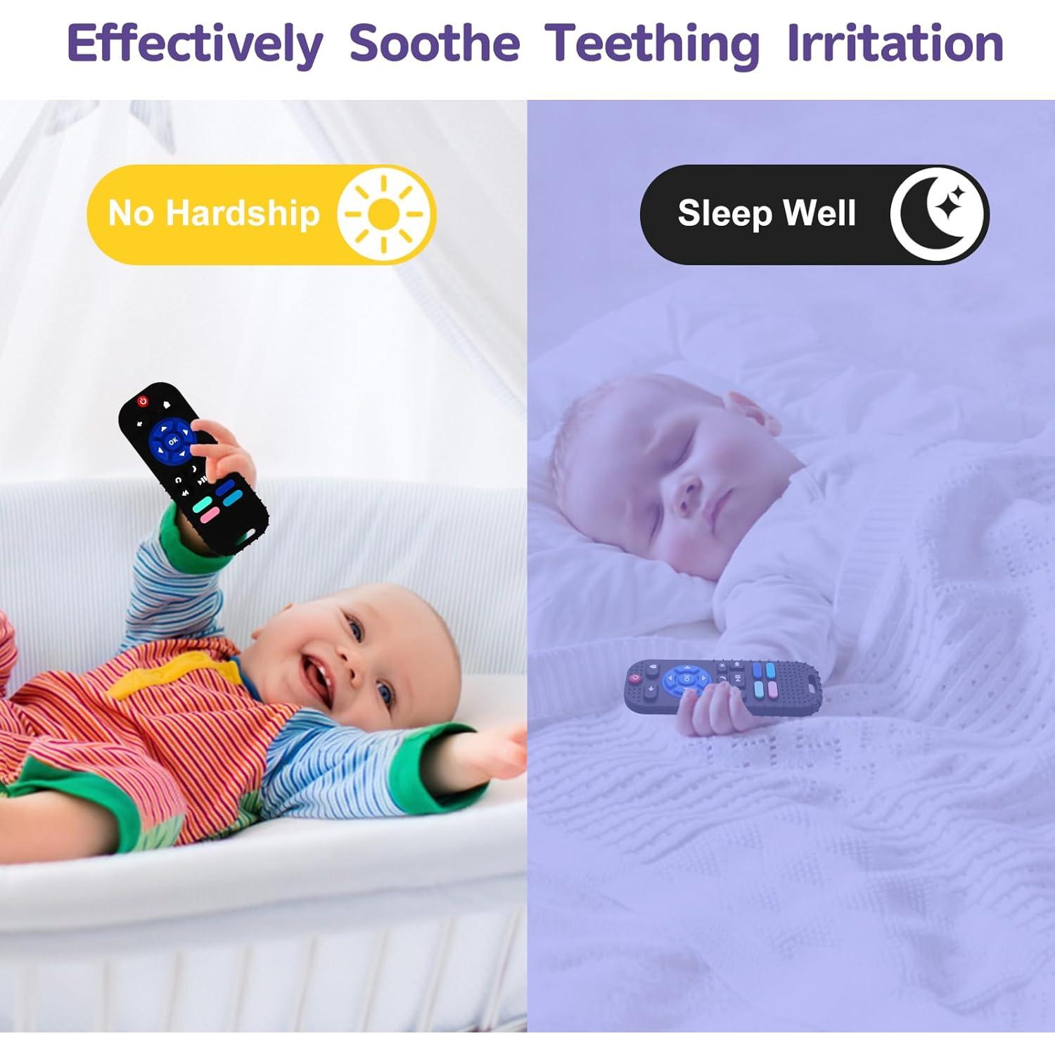 Mordedor de Silicona Hooku Control Remoto para Bebés 0-12 Meses