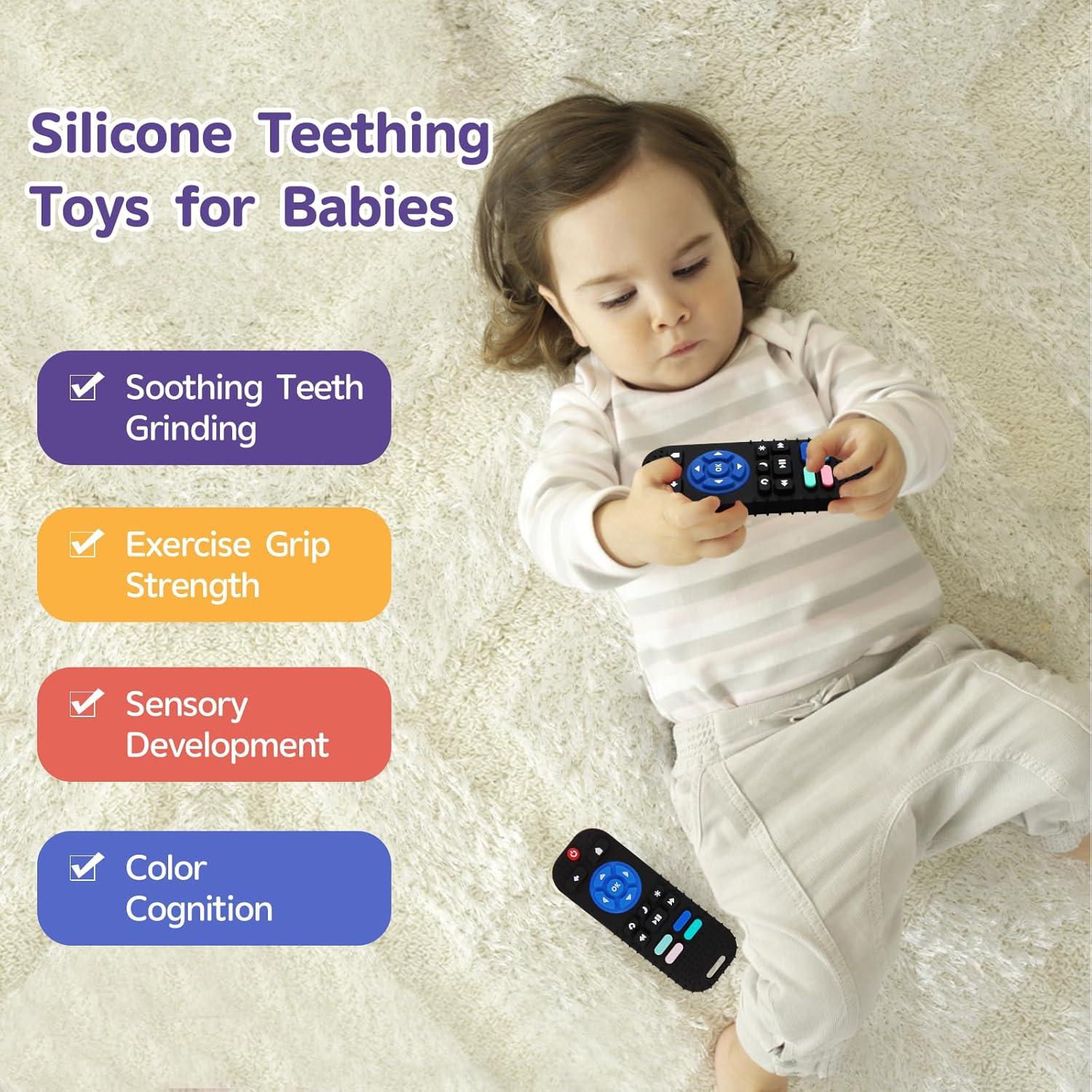 Mordedor de Silicona Hooku Control Remoto para Bebés 0-12 Meses