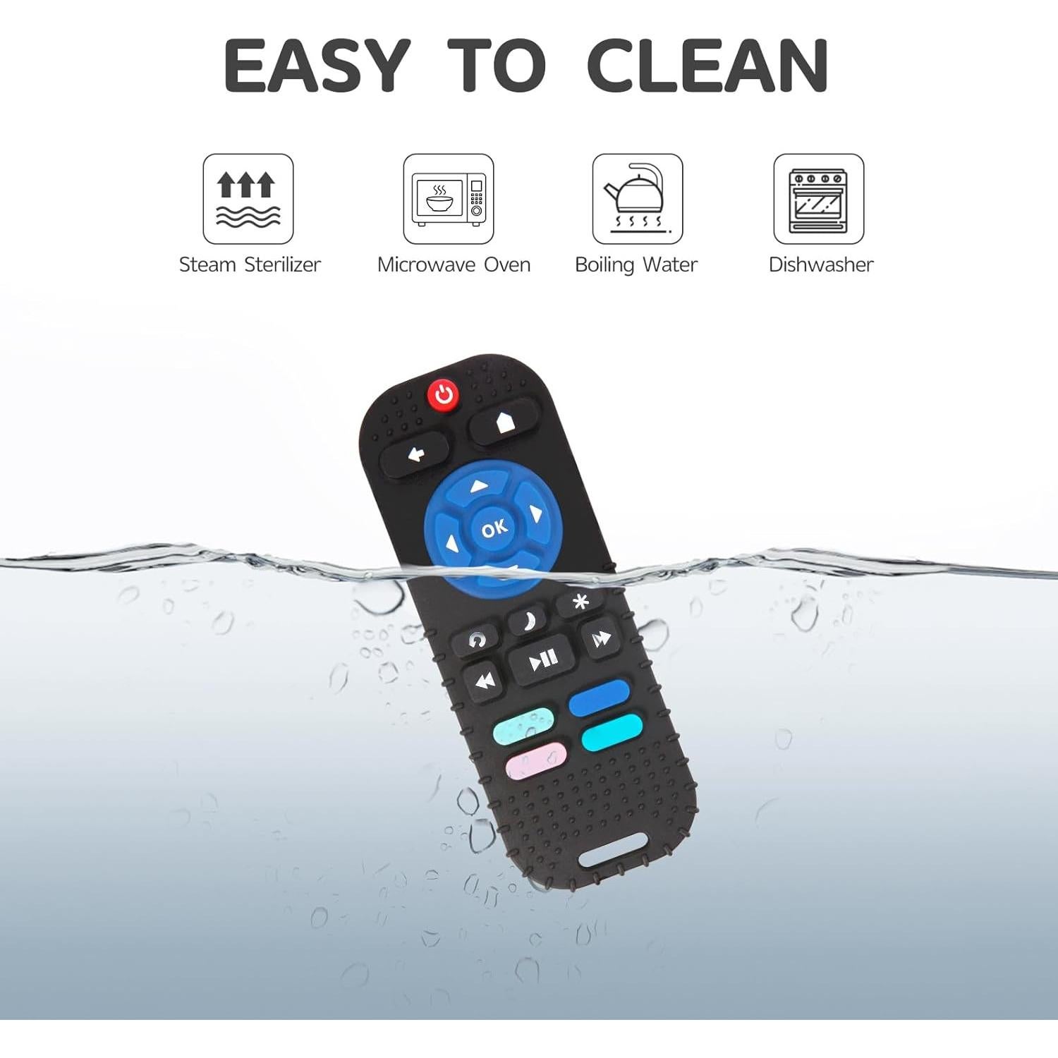 Mordedor de Silicona Hooku Control Remoto para Bebés 0-12 Meses