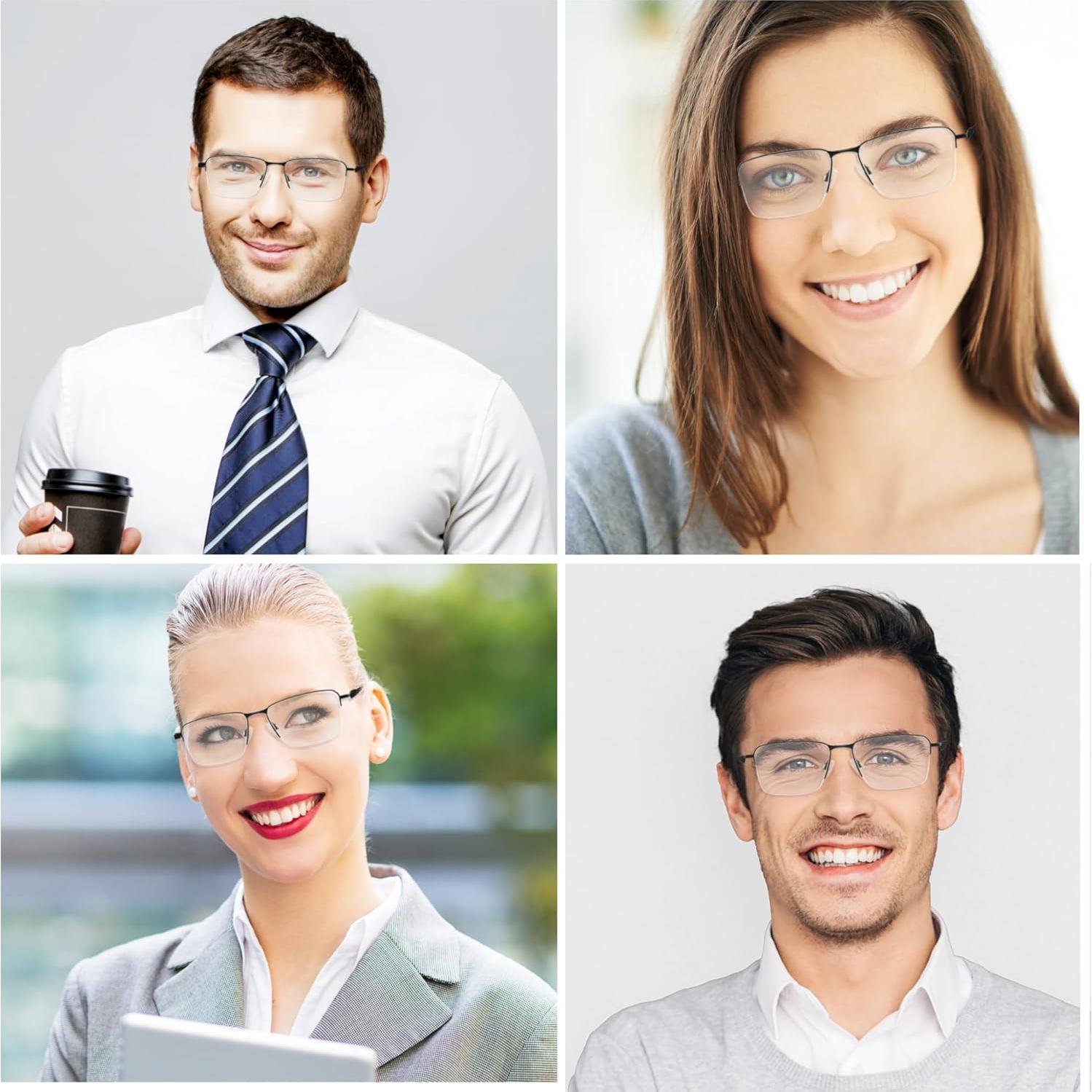 Gafas de miopía Jucangr con bloqueo de luz azul - Negro