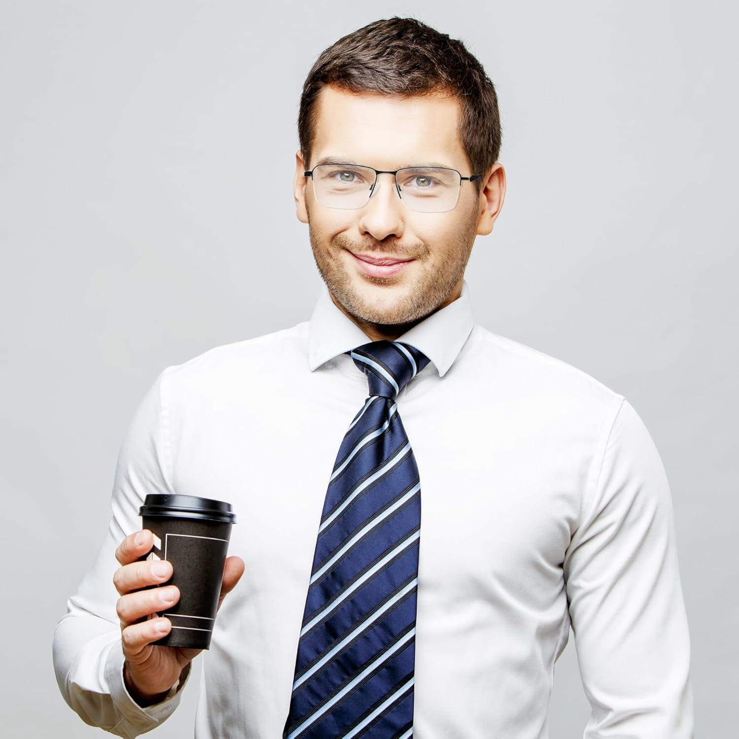 Gafas de miopía Jucangr con bloqueo de luz azul - Negro