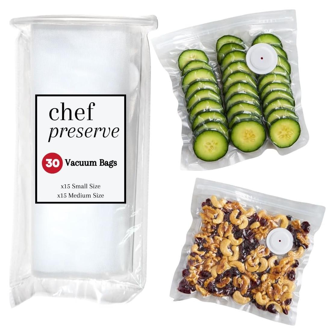 Bolsas de Sellado al Vacío Chef Preserve 30 Unidades