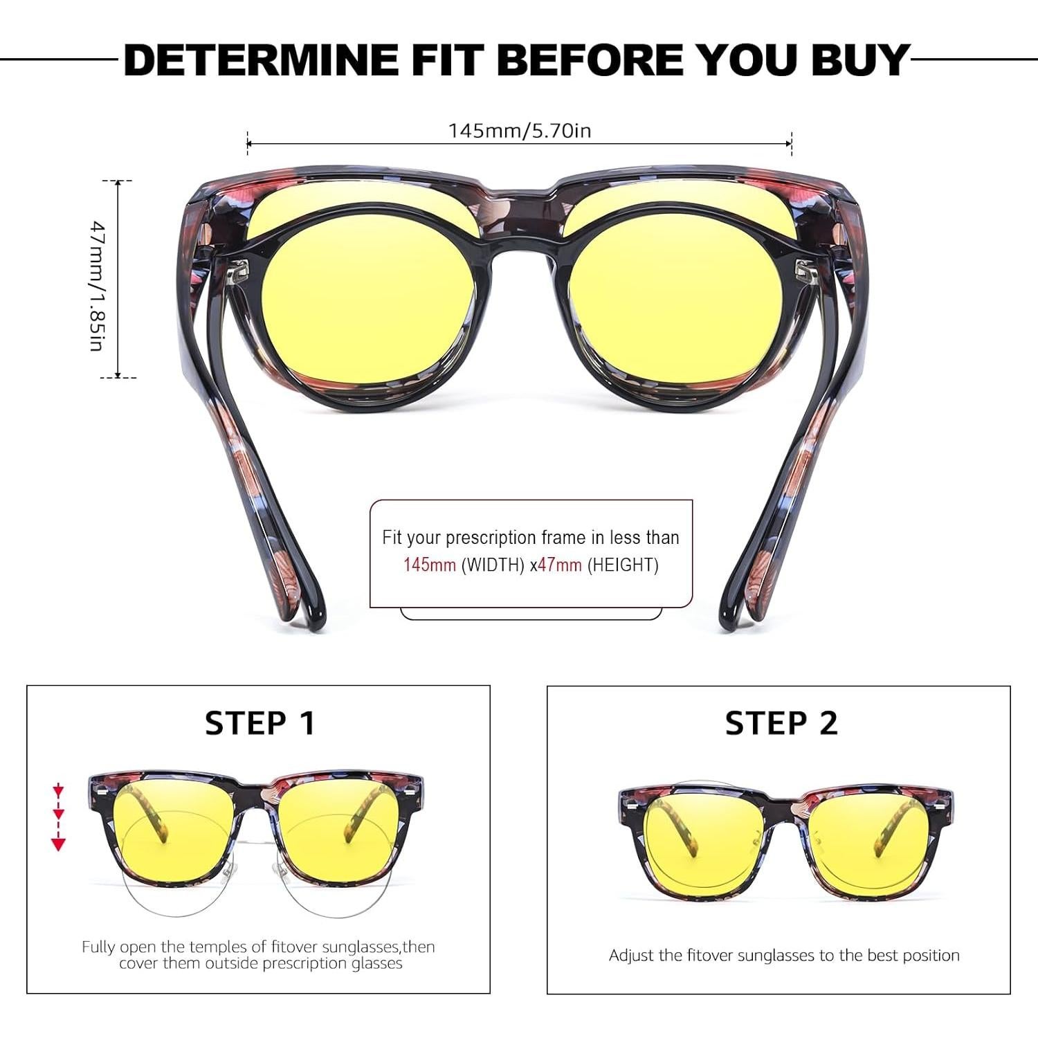 Gafas de Conducción Nocturna Trysee Amarillas Polarizadas