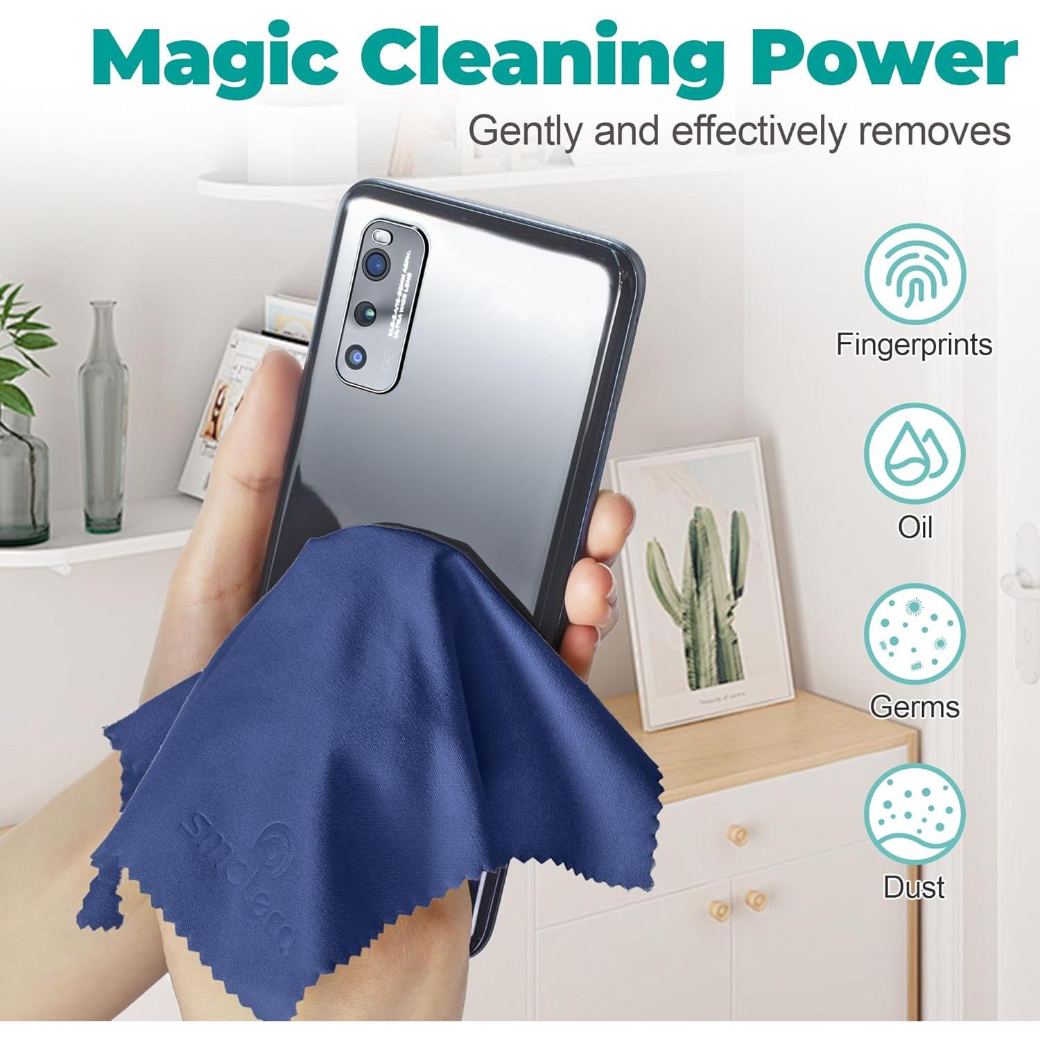 Paños de limpieza de microfibra SmoTecQ Premium - 6 unidades