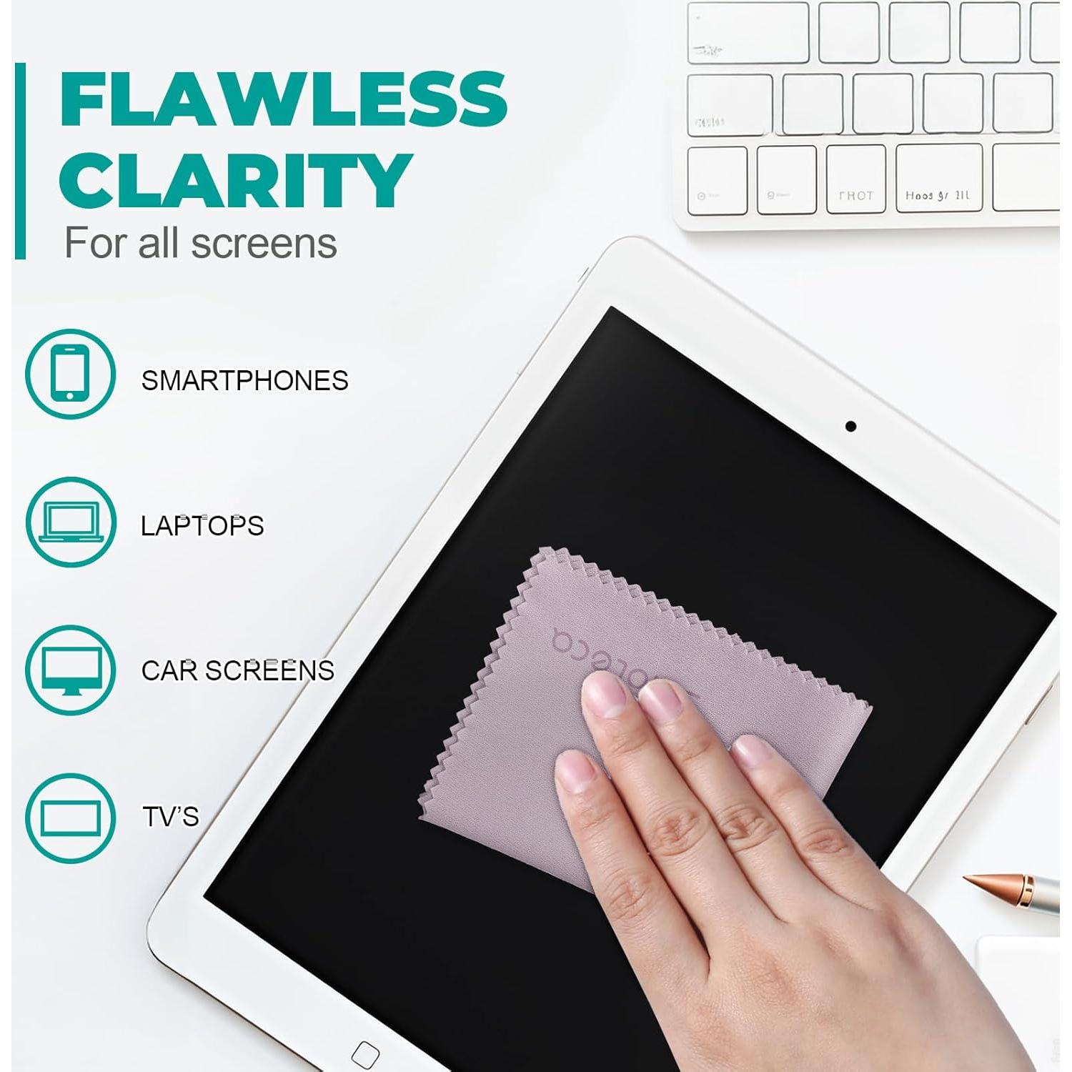 Paños de limpieza de microfibra SmoTecQ Premium - 6 unidades