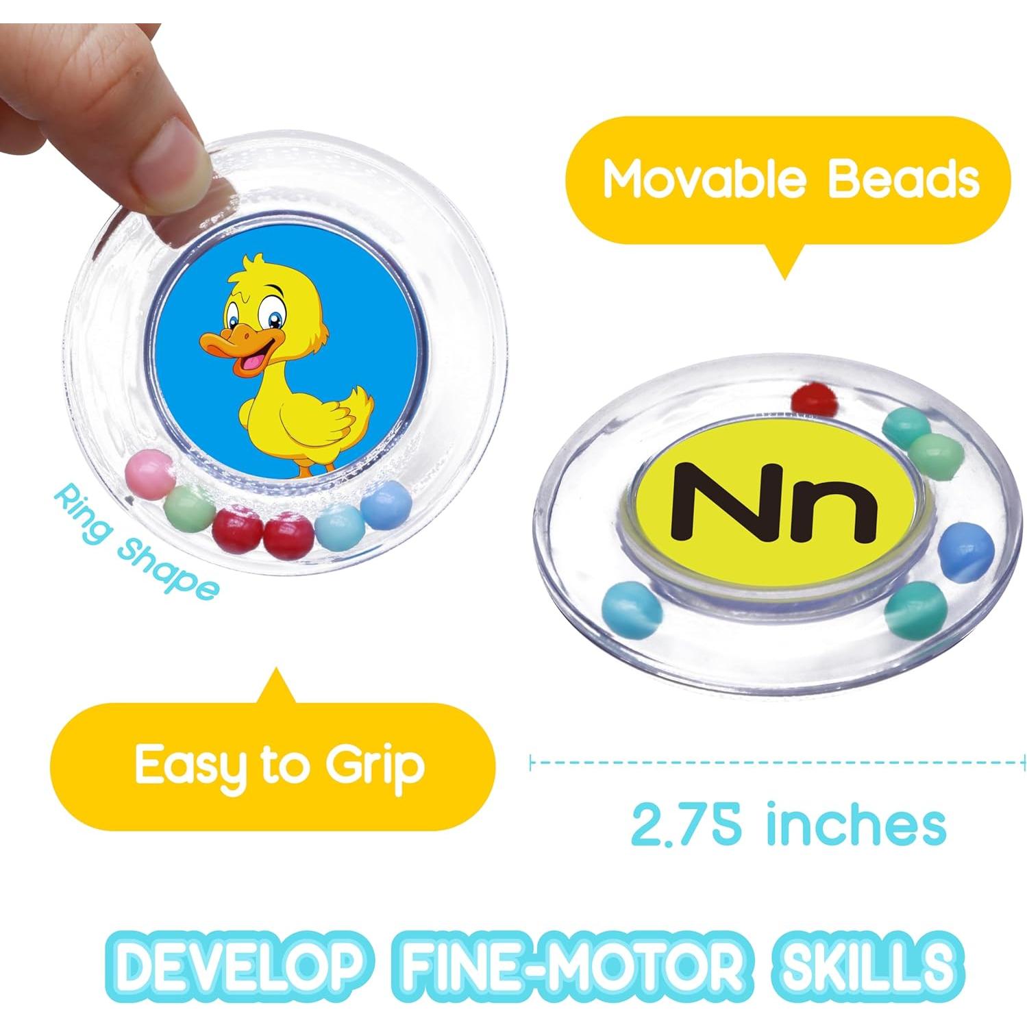 26 Letras Flotantes Juguetes de Baño PlayfulPals - Set Educativo